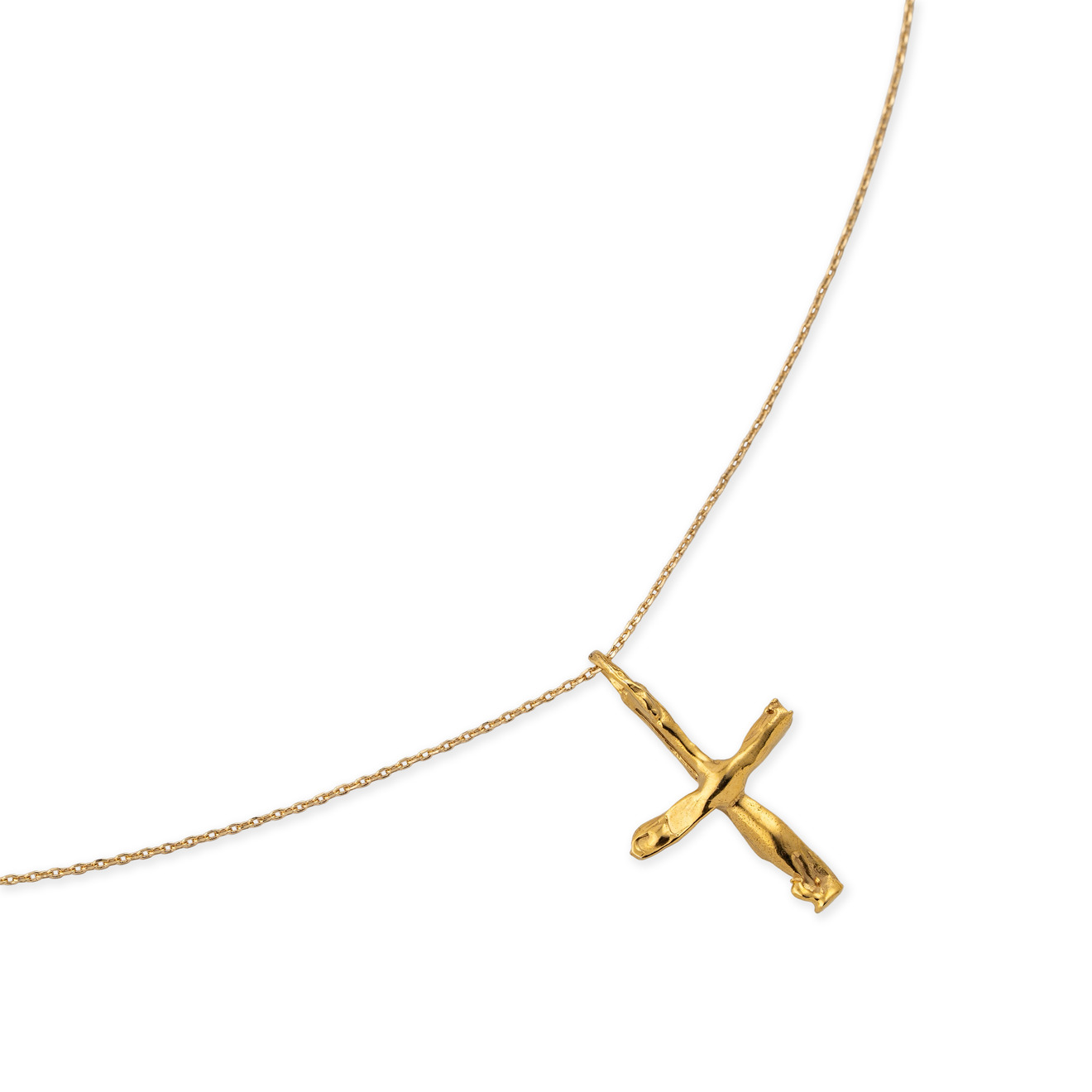 Ringstone Позолоченный крест на цепочке годеновский крест позолоченный нательный
