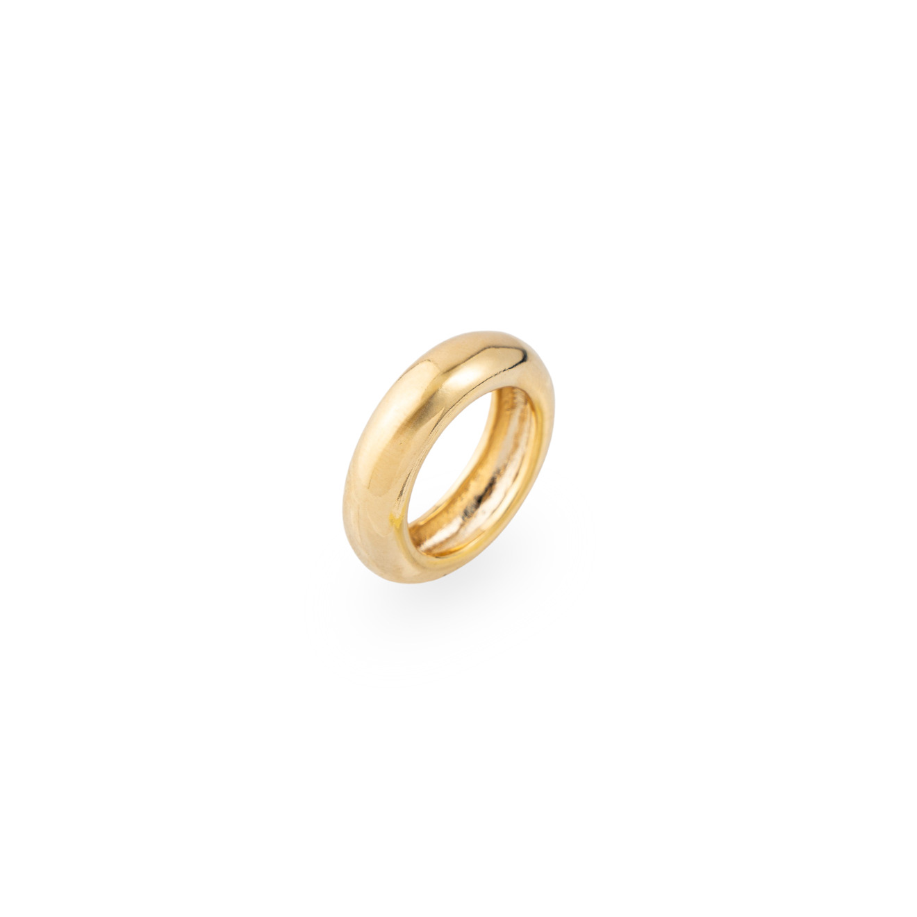Aloud Гладкое золотистое кольцо lisa smith золотистое фактурное многоуровневое кольцо