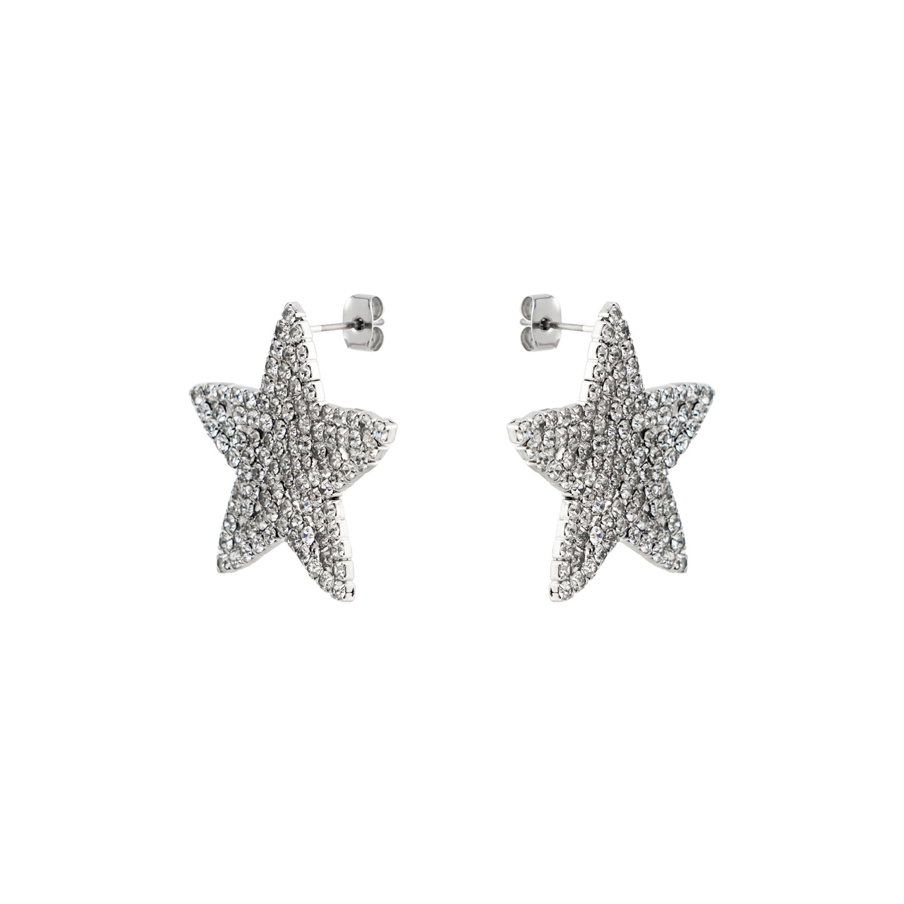 Herald Percy Серебристые серьги звезды aqua серебристые стальные серьги звезды
