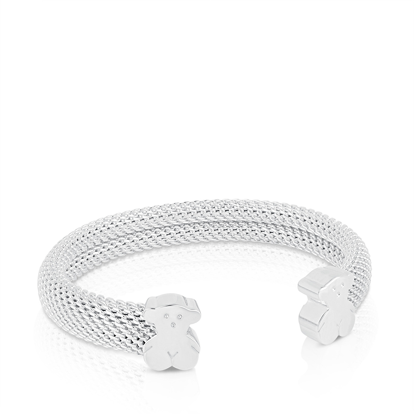 Mesh bracelet made of silver