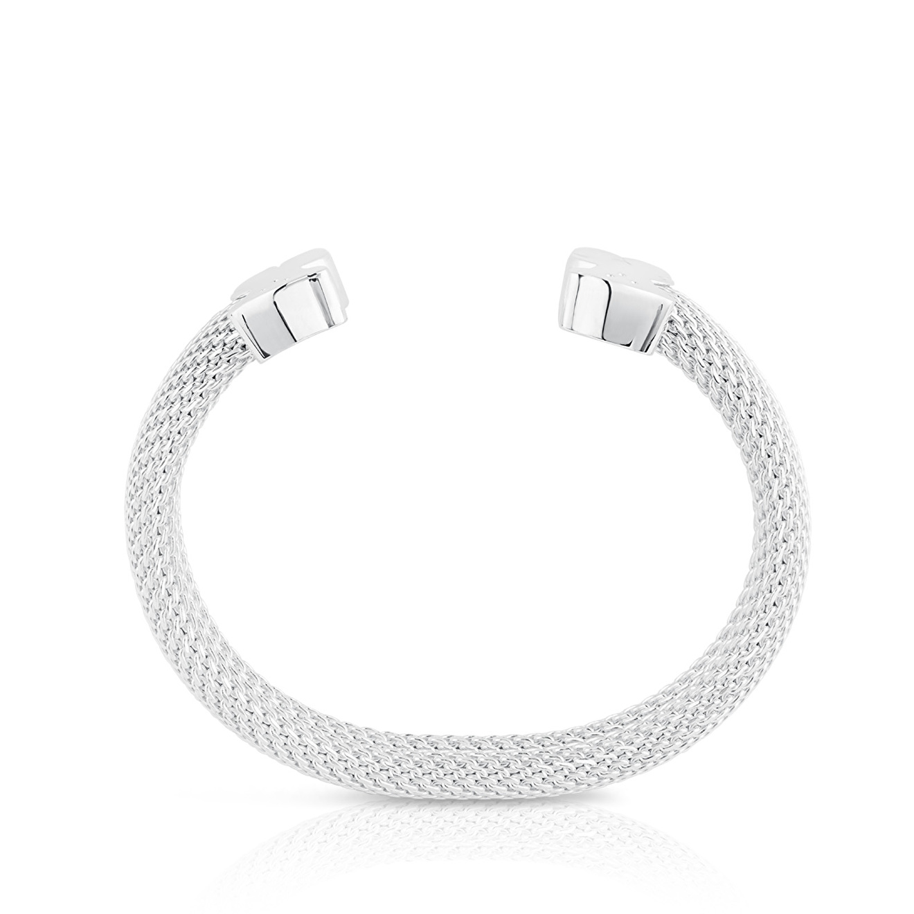 Mesh bracelet made of silver