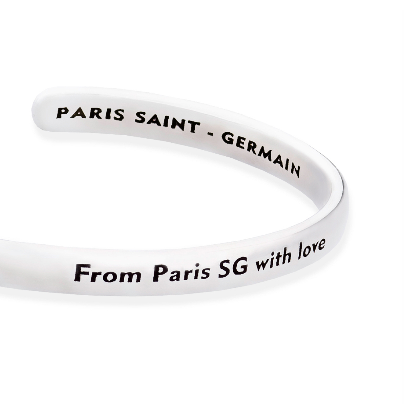 Серебристый браслет From PSG with Love