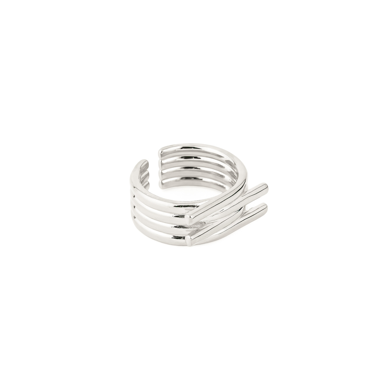 Philippe Audibert Кольцо Keane с серебряным покрытием philippe audibert кольцо с серебряным покрытием gael ring