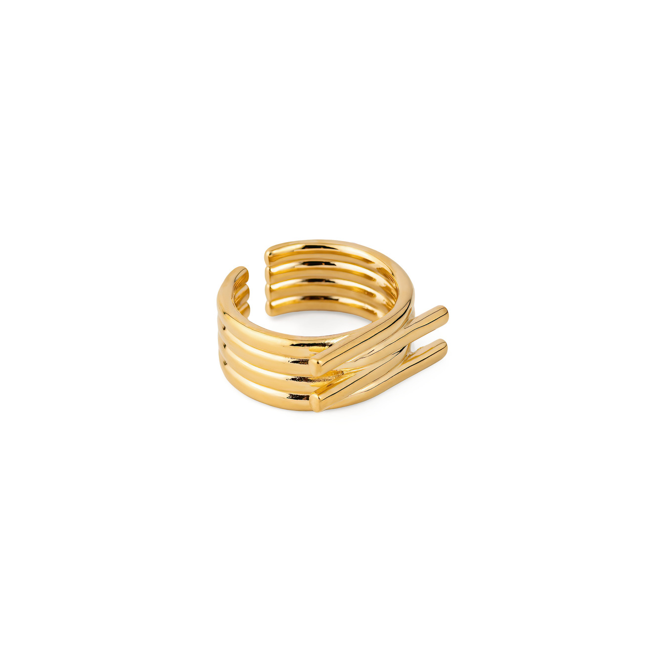 Philippe Audibert Позолоченное кольцо Keane philippe audibert позолоченное кольцо keane