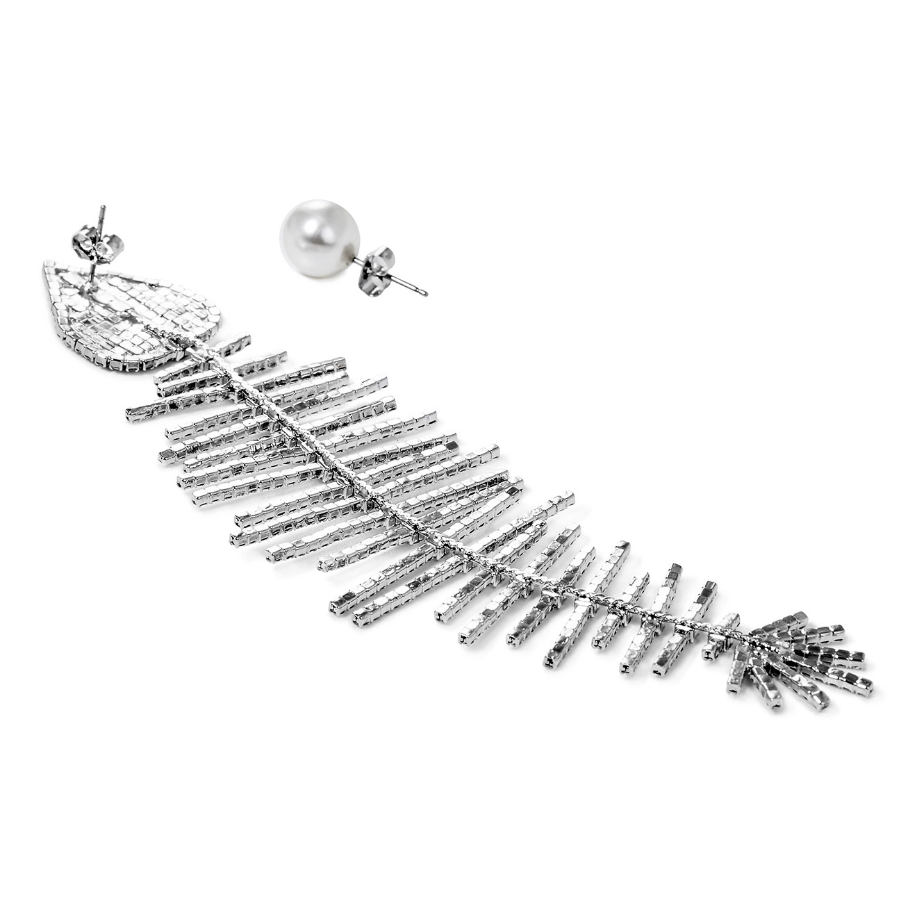 Ysl fish bone earrings on sale