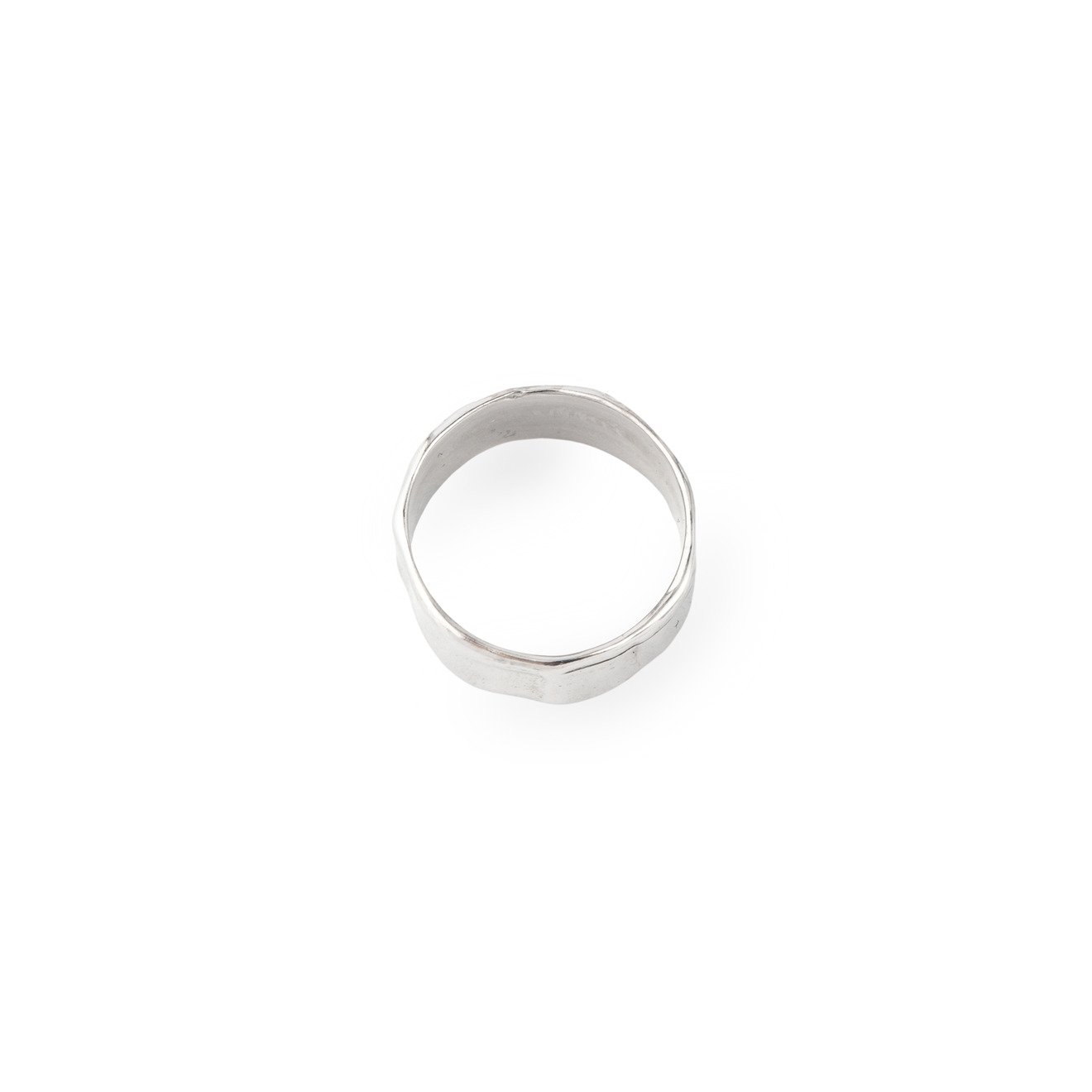 mineral weather серебряное форменное кольцо Mineral Weather Кольцо «Линия» из белой латуни