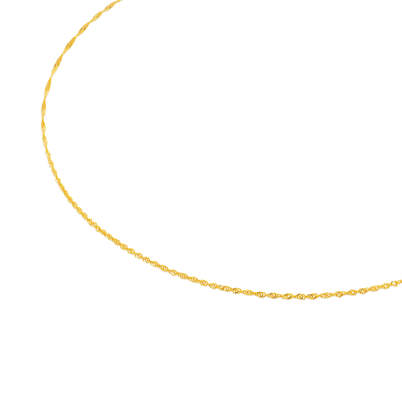 Цепочка Chain из желтого золота