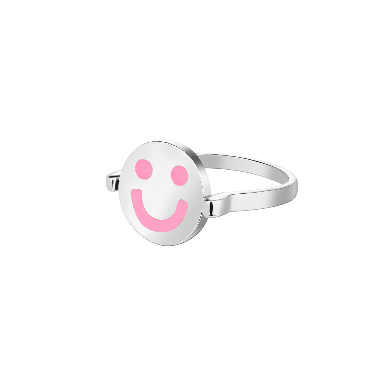 WANNA?BE! Кольцо «Настроение» из серебра с эмалью wanna be розовое кольцо шар из серебра