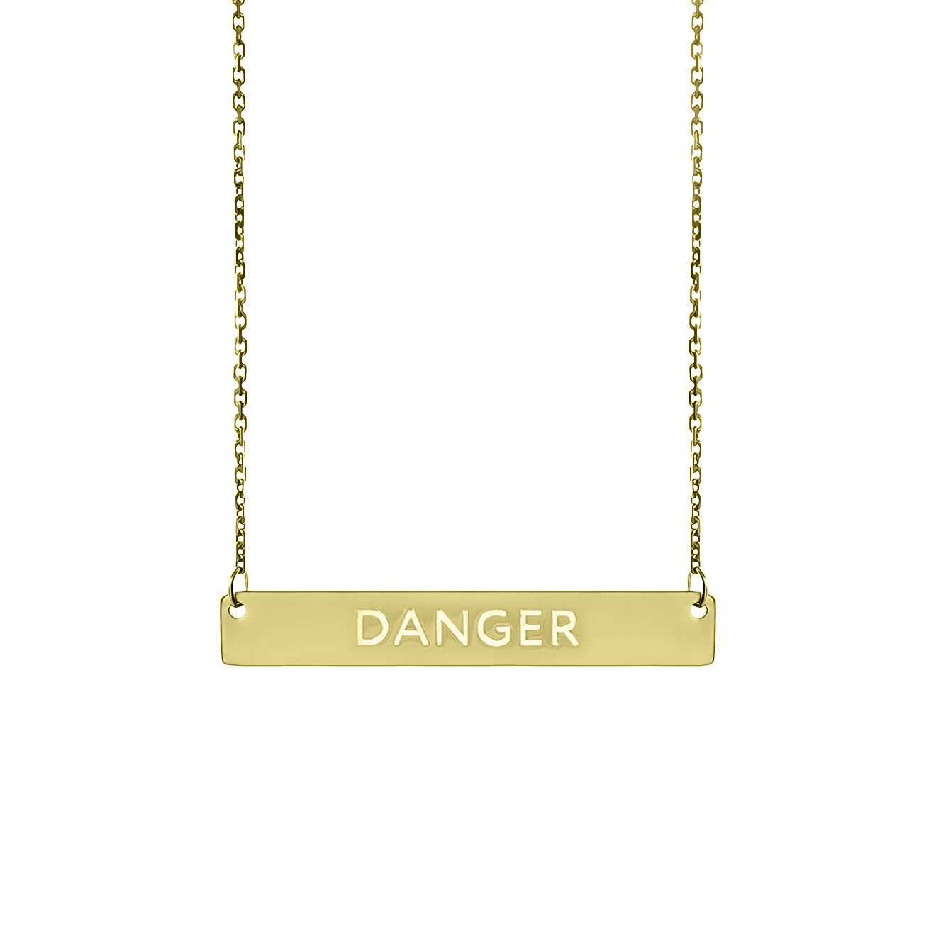 Подвеска-жетон Danger