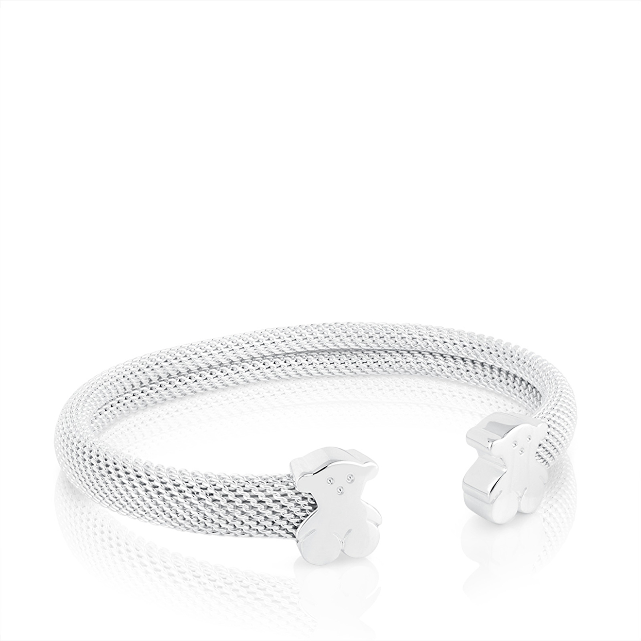 Mesh bracelet made of silver