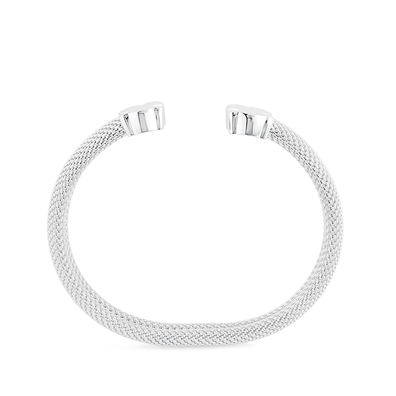 Mesh bracelet made of silver