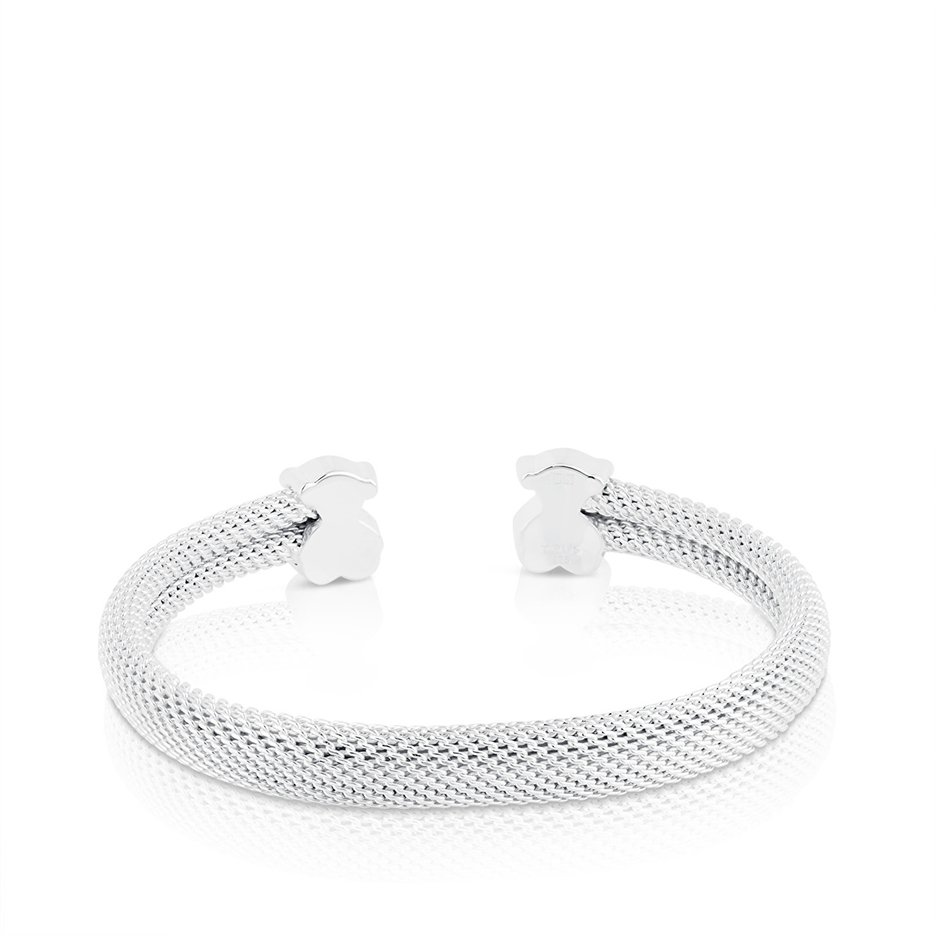 Mesh bracelet made of silver