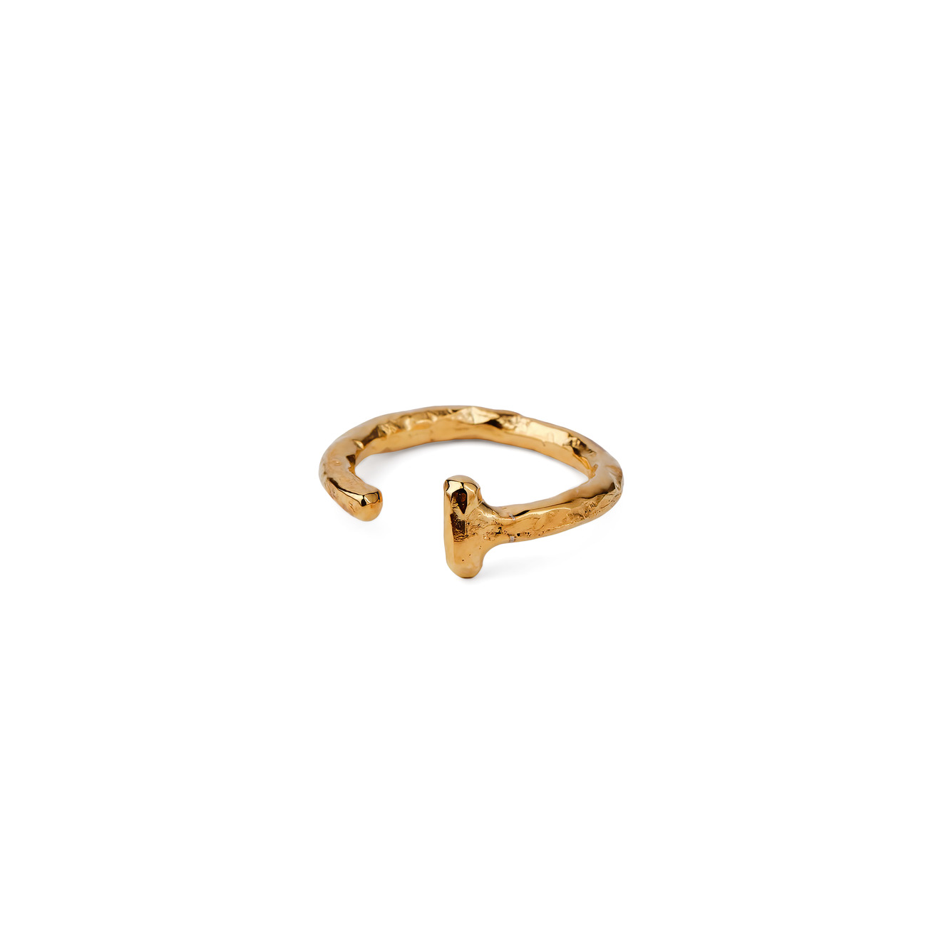 цена Sevenworlds Позолоченное кольцо Nola из бронзы