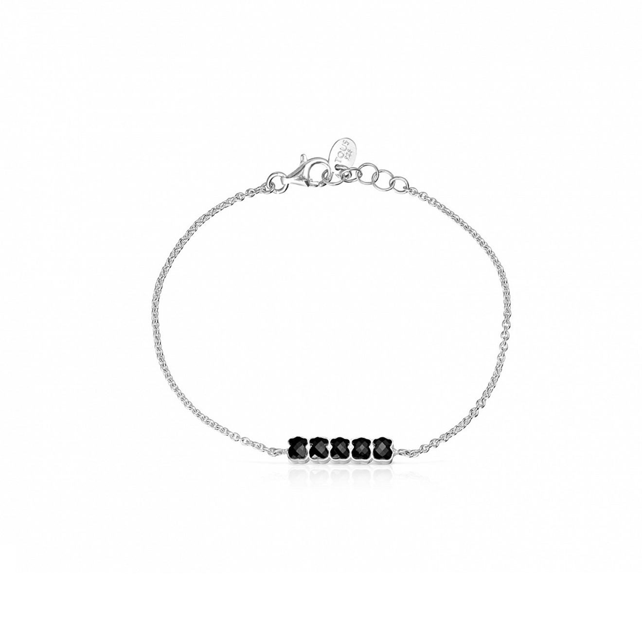 Браслет Mini Onix из серебра с ониксом