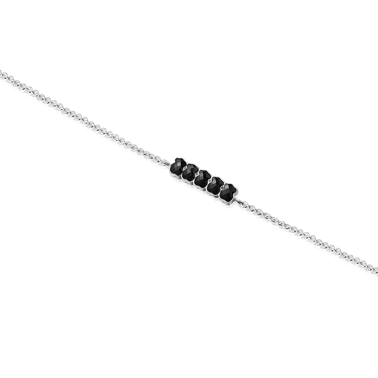 Браслет Mini Onix из серебра с ониксом