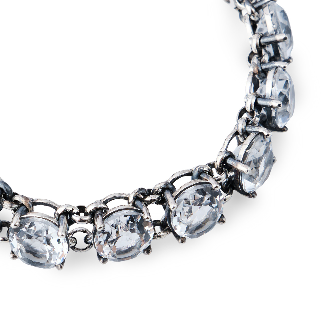 Rhoe Bermat Браслет из серебра с кристаллами PRECIOUS ROCK CRYSTAL BRACELET boosbiy hot sale crystal heart shape charm bracelet