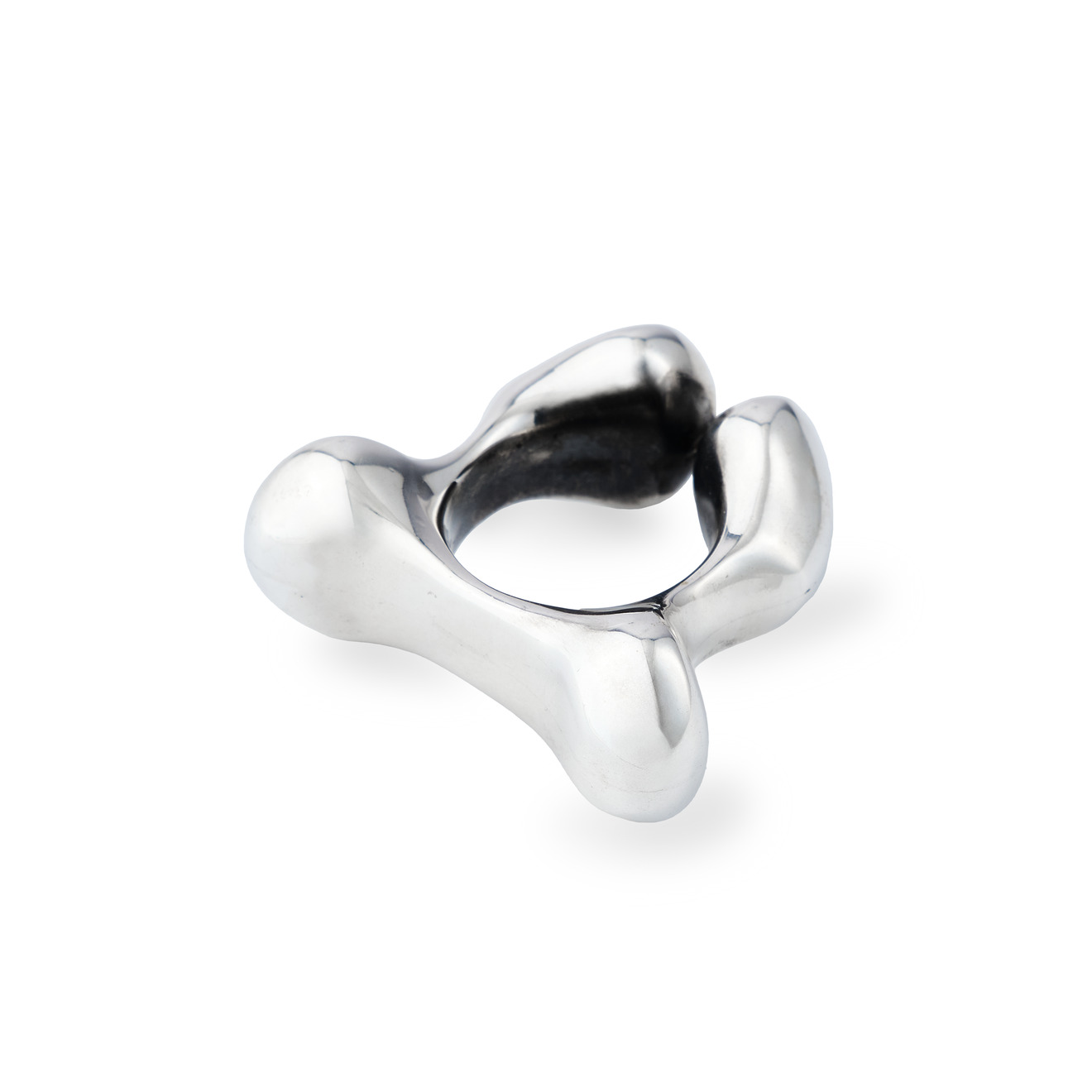 LOTOPHAG Объемное кольцо из серебра LOTOPHAG lotophag shell full finger ring