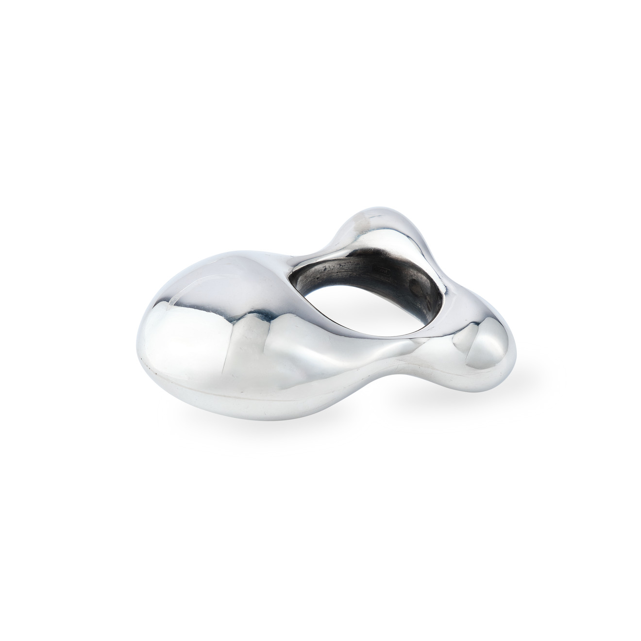 цена LOTOPHAG Объемное кольцо из серебра ADDICTION