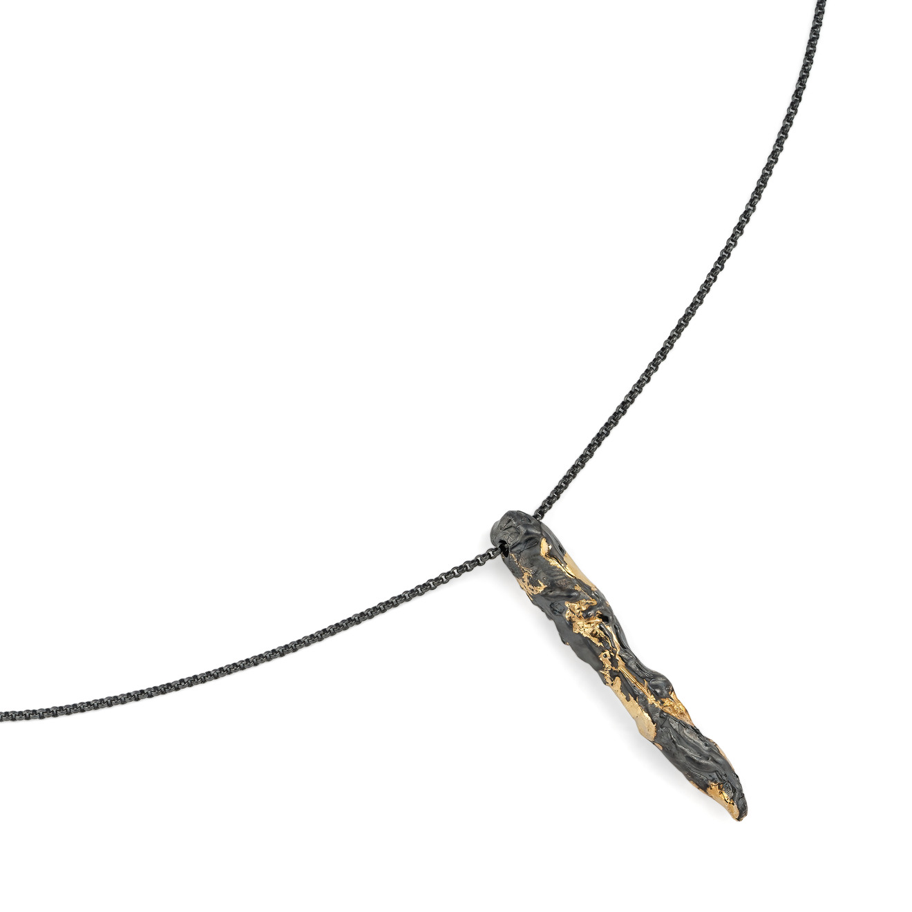 Kintsugi Jewelry Подвеска Silence из серебра kintsugi jewelry черненые серьги из серебра silence с обсидианом