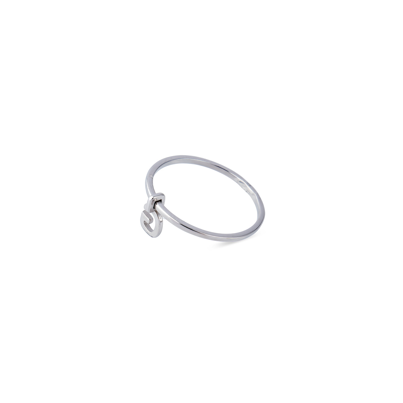 TONDEM Кольцо из серебра с буквой G tondem позолоченное кольцо печатка blank из серебра