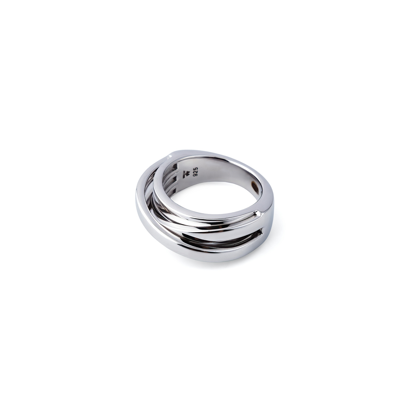 Tom Wood Тонкое кольцо Orb из серебра tom wood кольцо cage ring из серебра