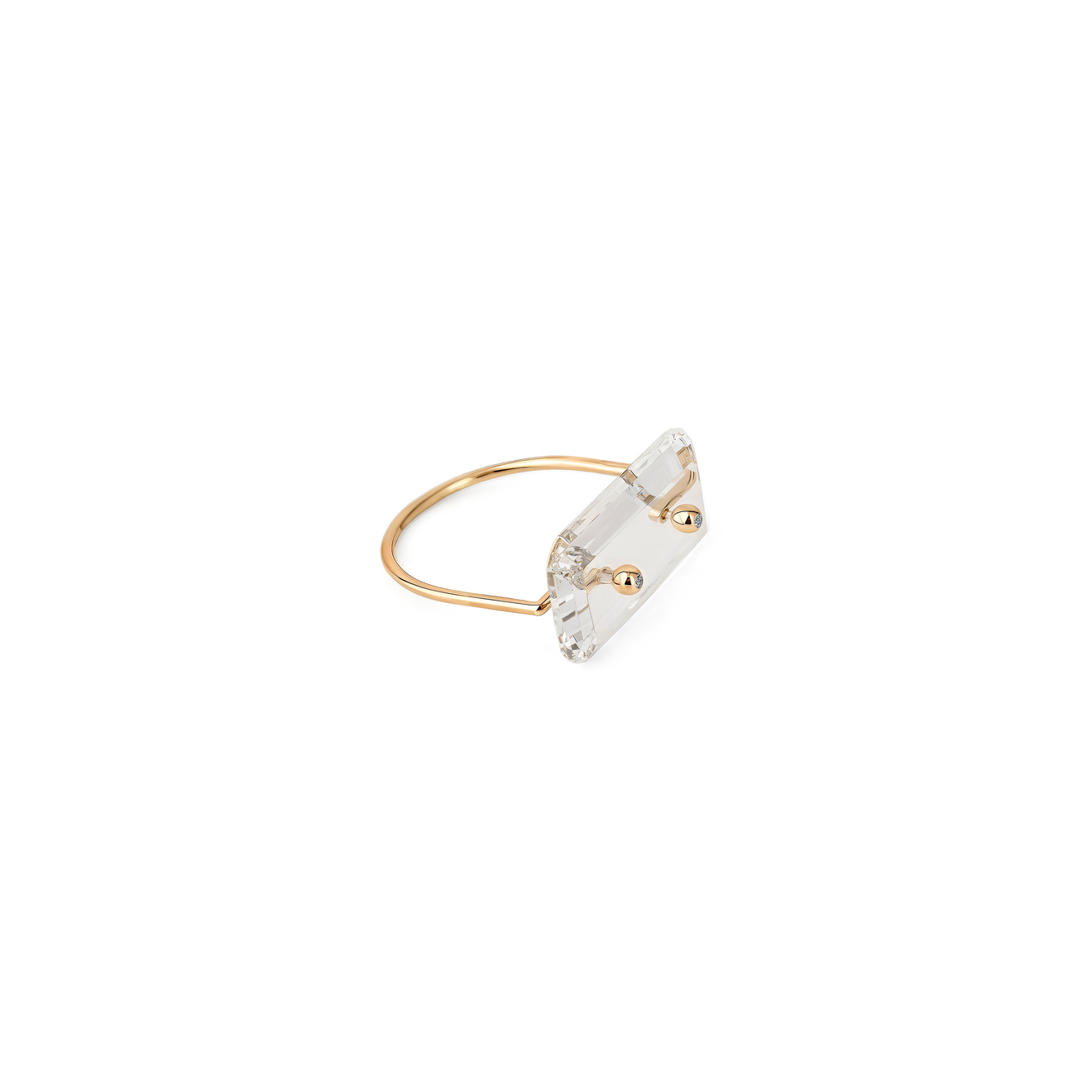 кольцо из золота с бриллиантом и финифтью Anima Кольцо из золота с бриллиантом