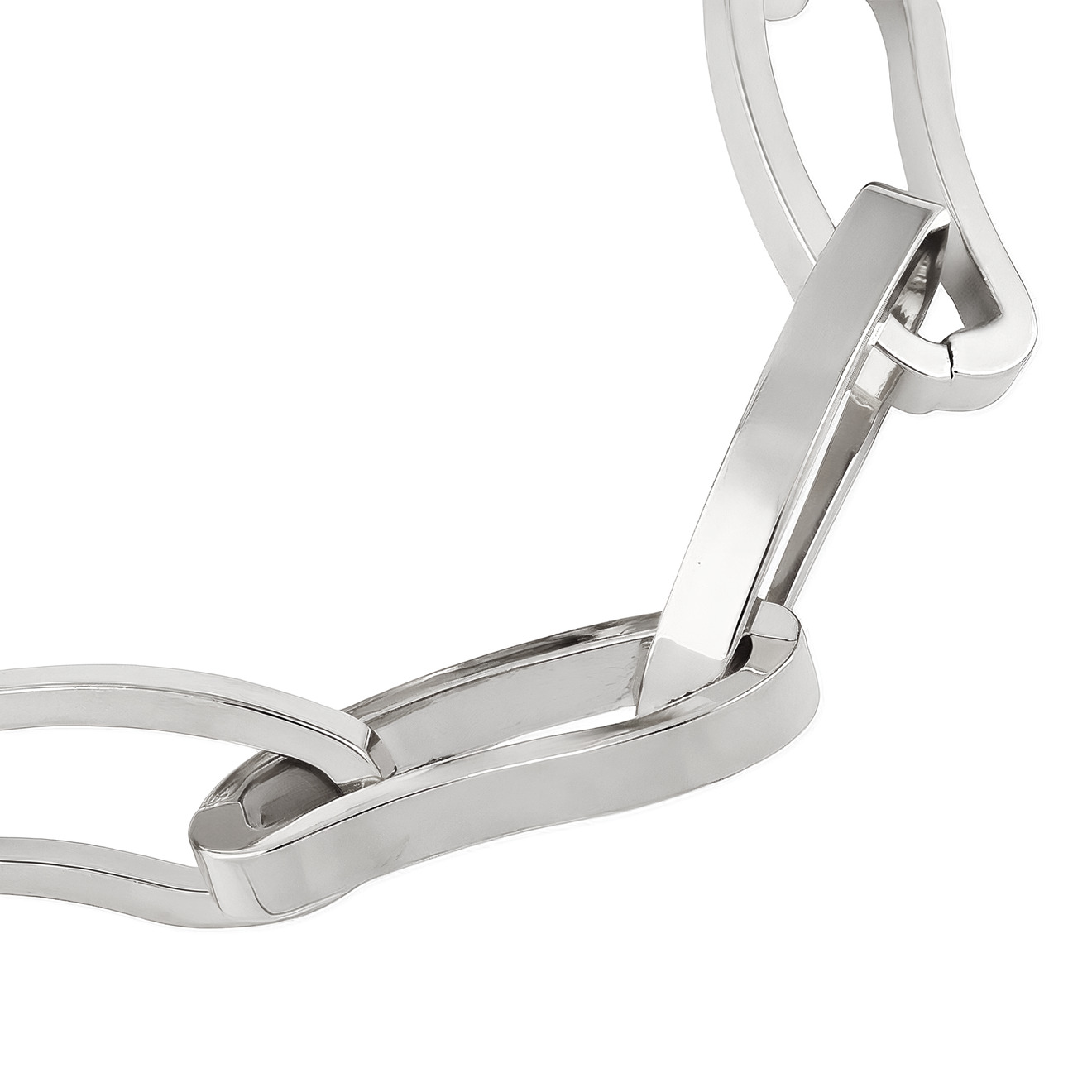 Philippe Audibert Браслет-цепь Calista с серебряным покрытием philippe audibert биколорный браслет цепь kaya