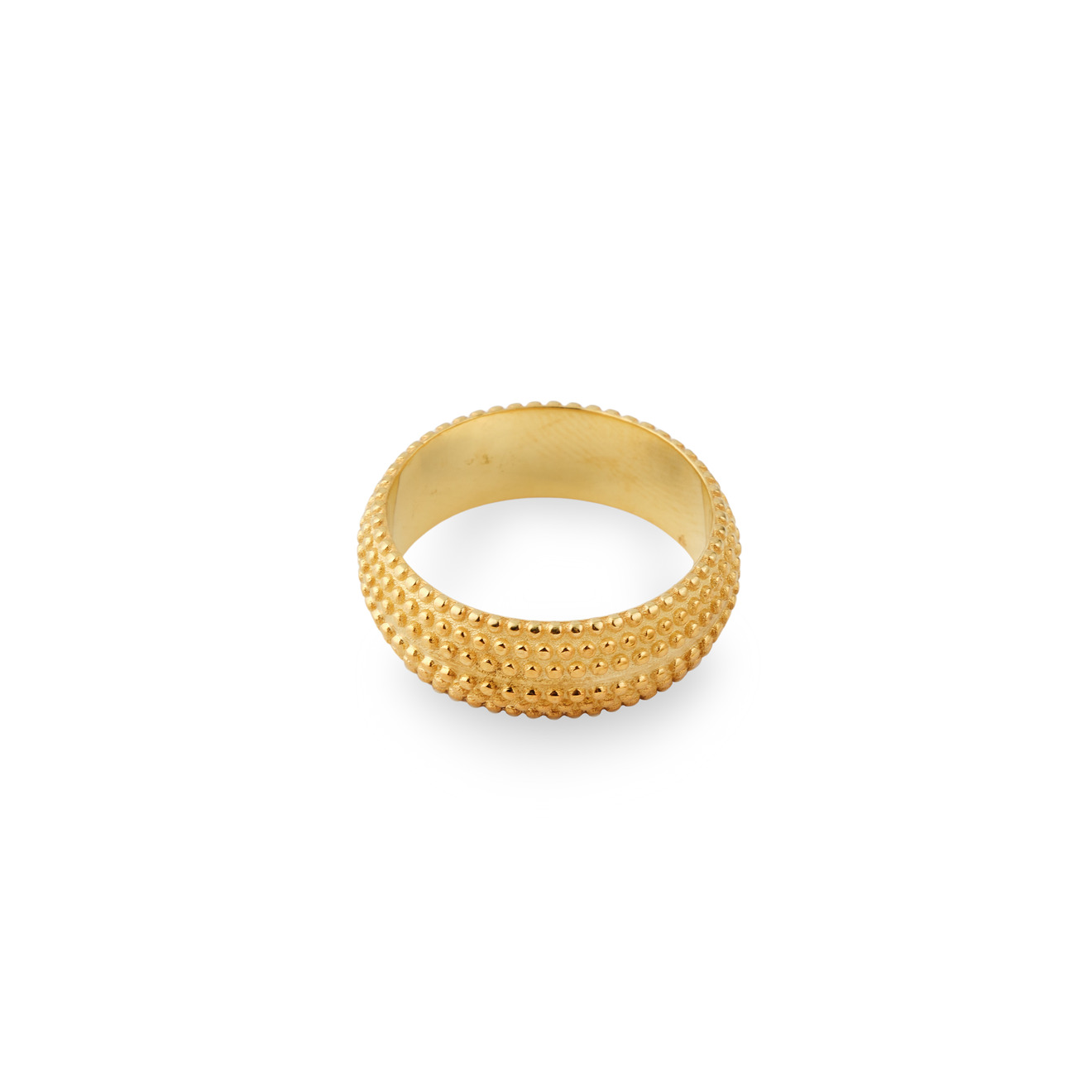 KRASHE jewellery Позолоченное кольцо «Золотые мурашки» krashe jewellery кольцо вороны москвички с цитринами и хризолитами