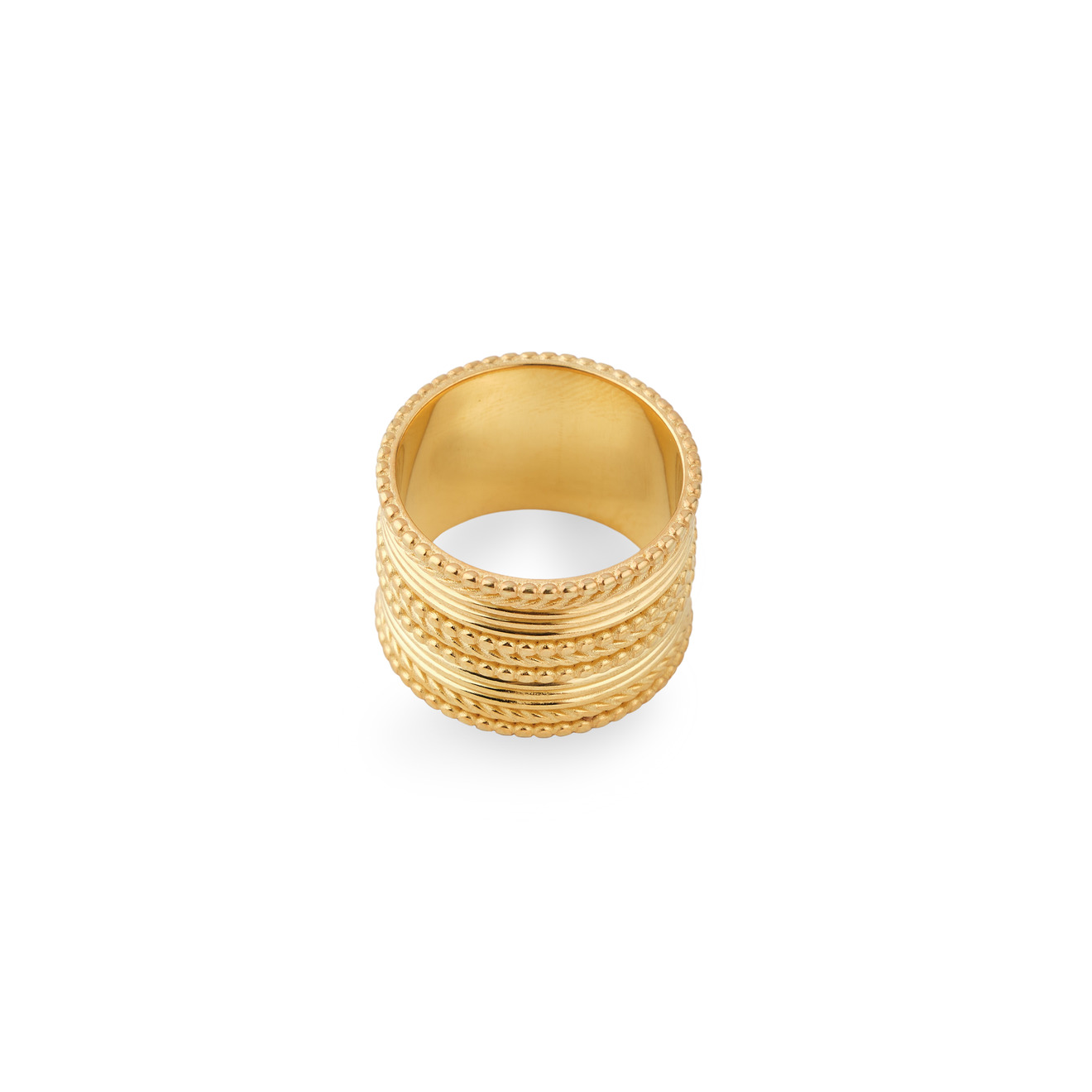 11 jewellery позолоченное кольцо credo быть а не казаться KRASHE jewellery Позолоченное кольцо «Клеопатра»