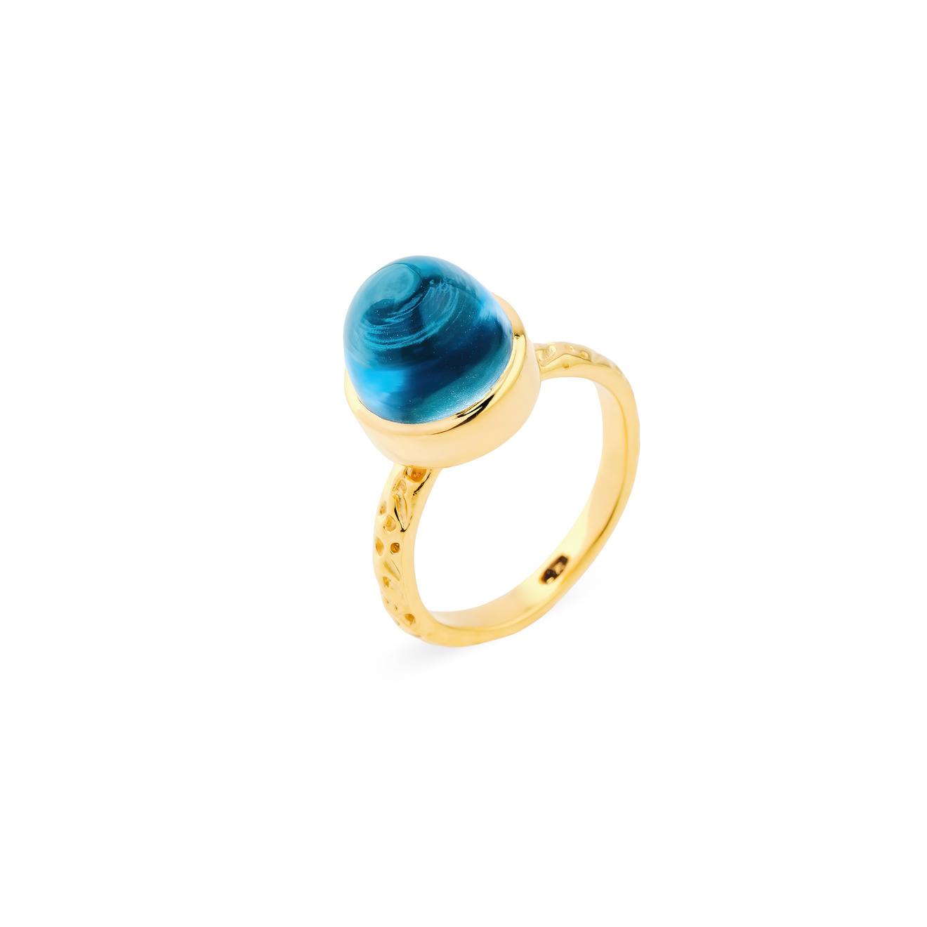 Evren Kayar Позолоченное кольцо Neptun фото