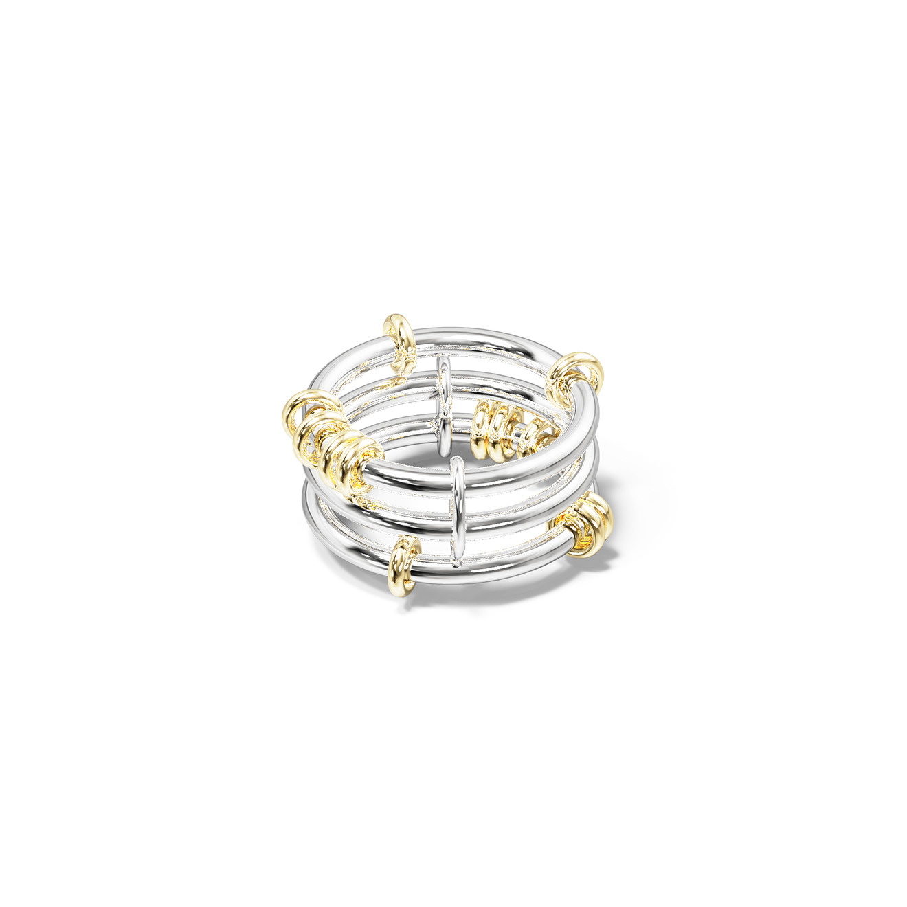 Jewlia Тройное кольцо из серебра jewlia кольцо широкое из серебра из коллекции полосы