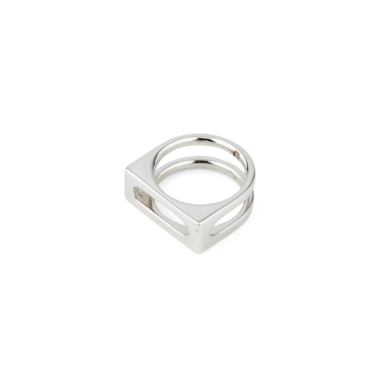 Tom Wood Кольцо Cage Ring Single из серебра tom wood кольцо из серебра sleek ring с черной шпинелью