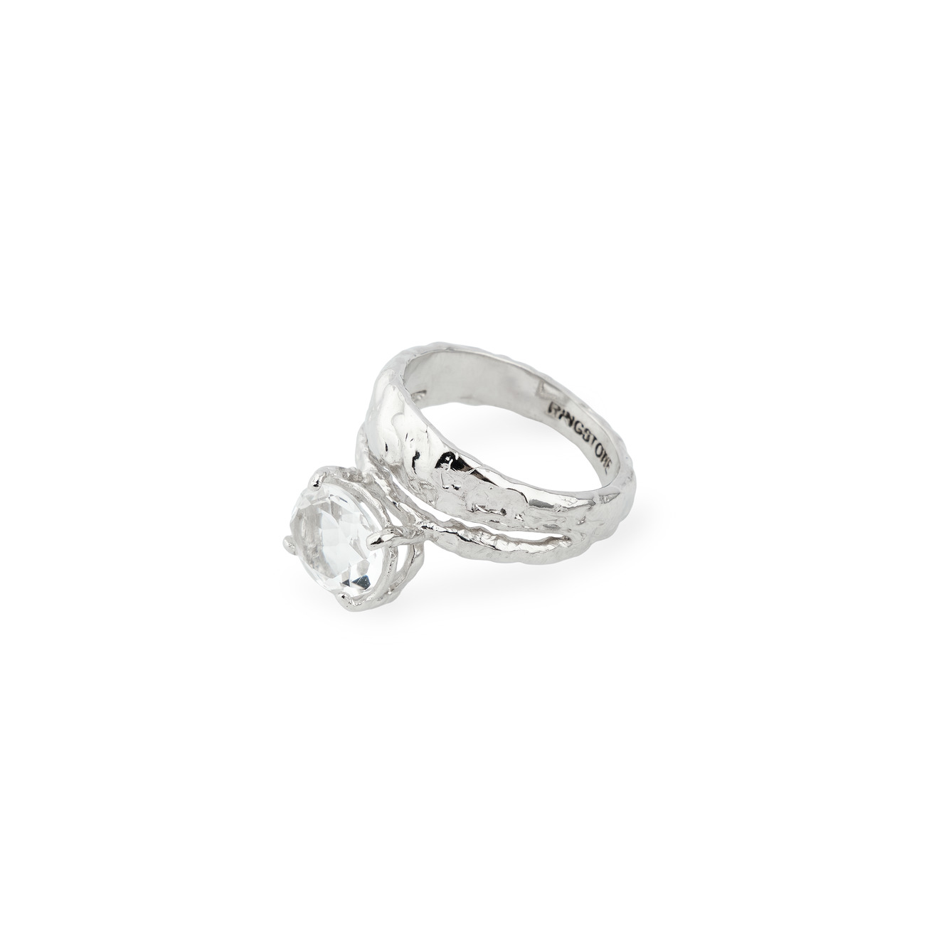 Ringstone Кольцо Chance с горным хрусталем ringstone кольцо mirror серебристое