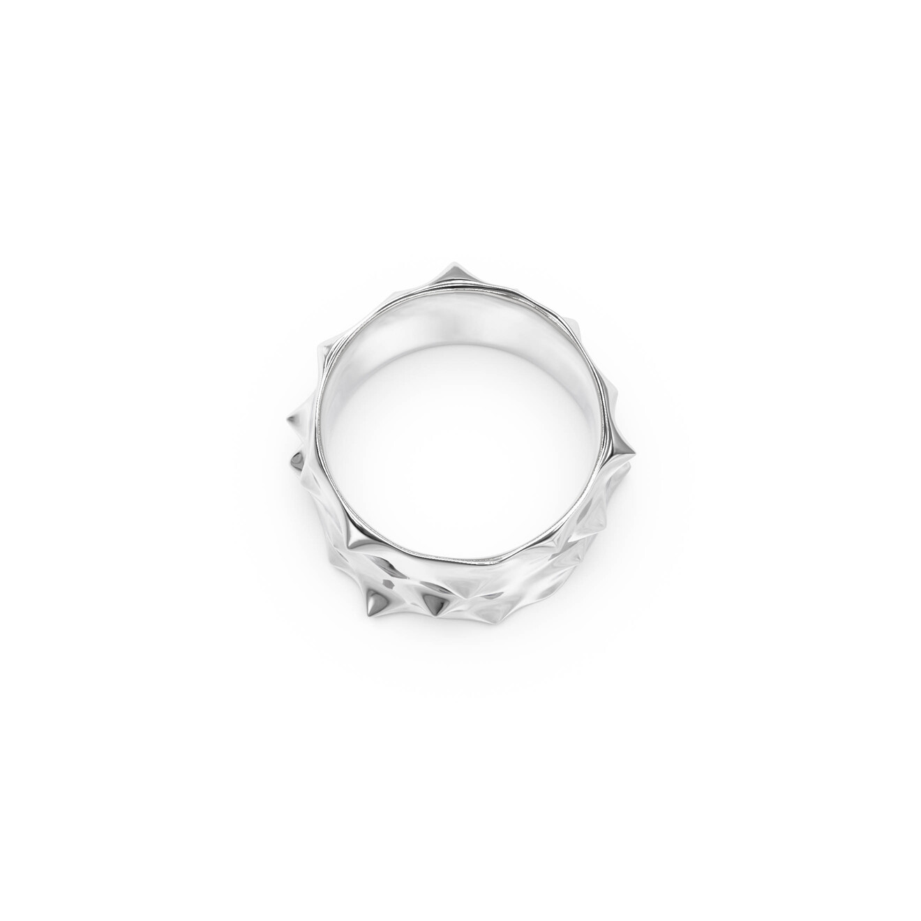 jewlia позолоченное кольцо из серебра с хромдиопсидом Jewlia Кольцо из серебра с мурашками мужское