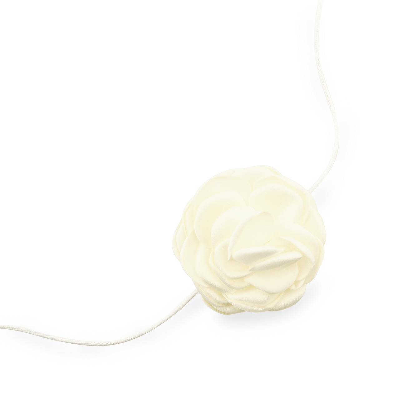 Aloud Чокер-цветок белый aloud серебристый чокер из шариков