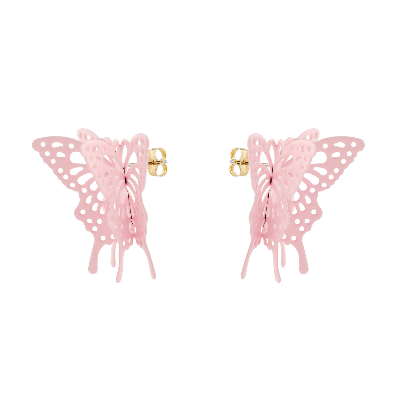 Aqua Розовые серьги-бабочки aqua розовые серьги кольца с пружиной