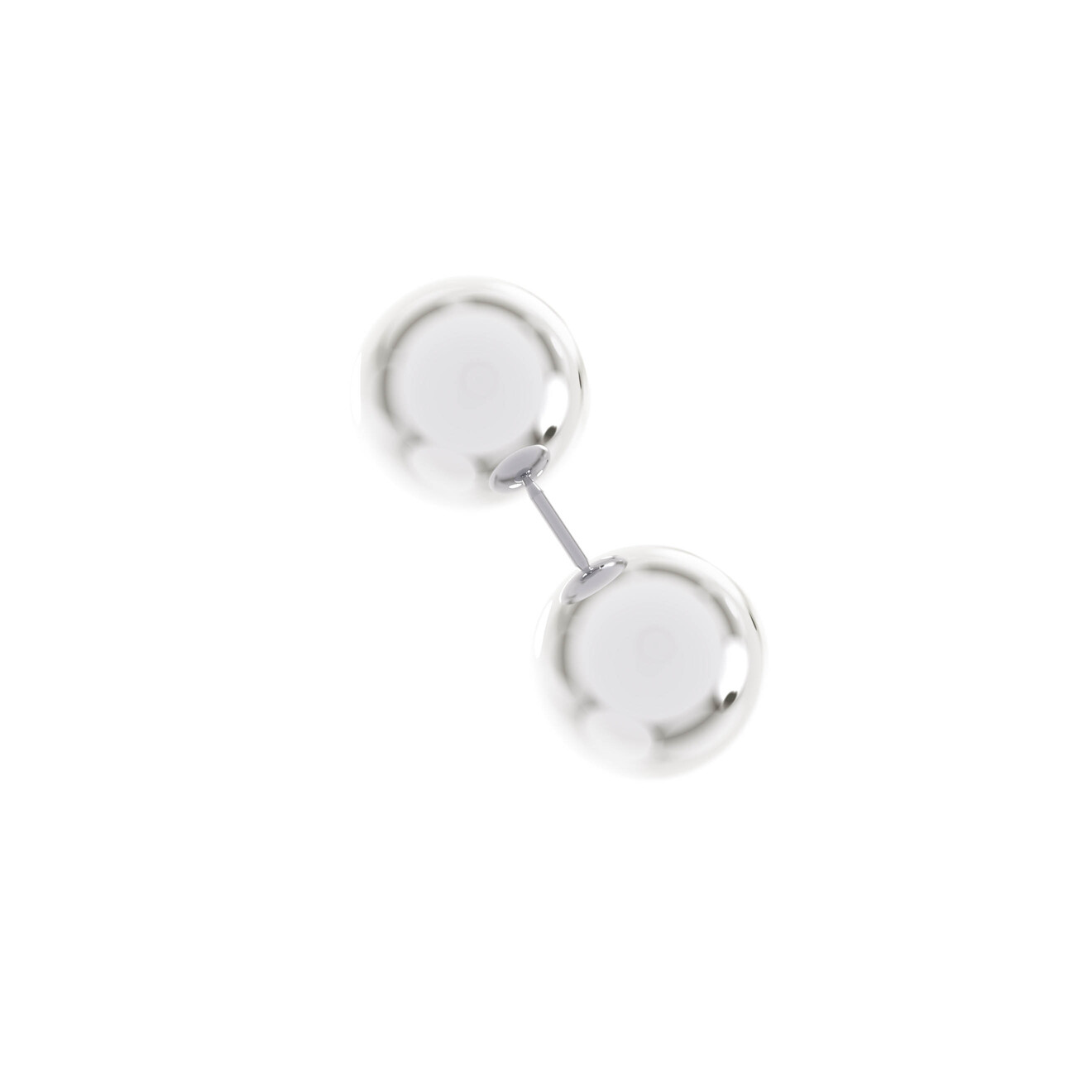 opus jewelry моносерьга из серебра pin earring small Prosto Jewelry Моносерьга из серебра с самыми большими шарами