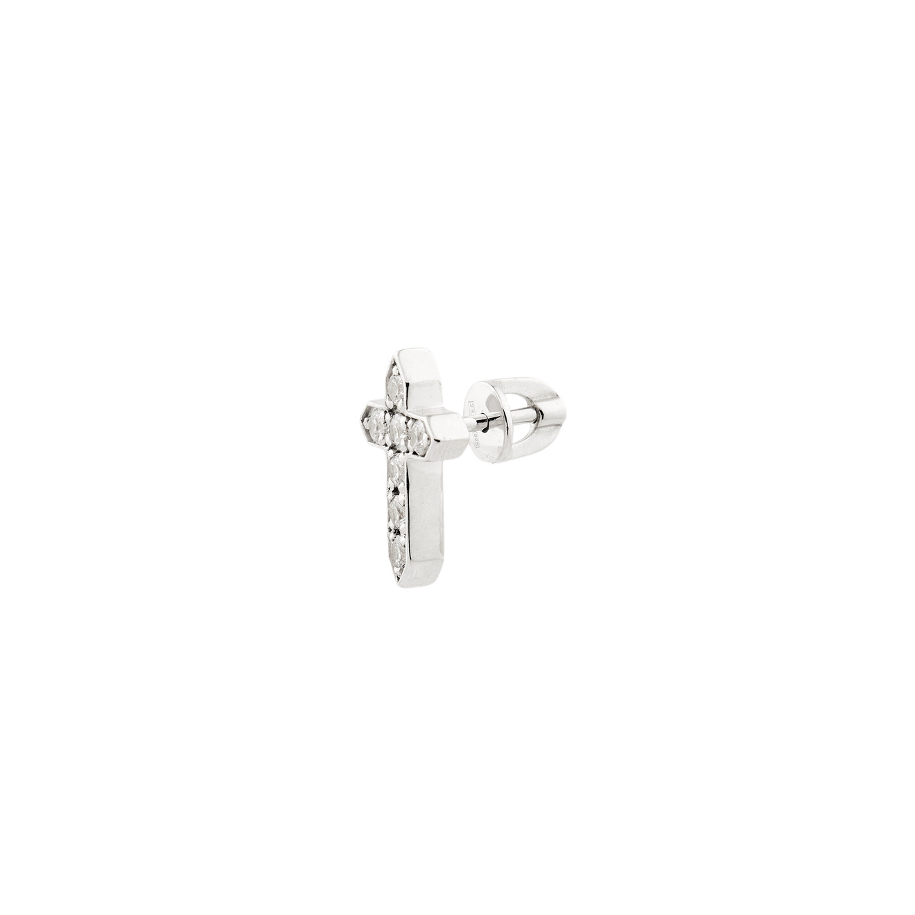11 Jewellery Моносерьга Holy Crystal из серебра