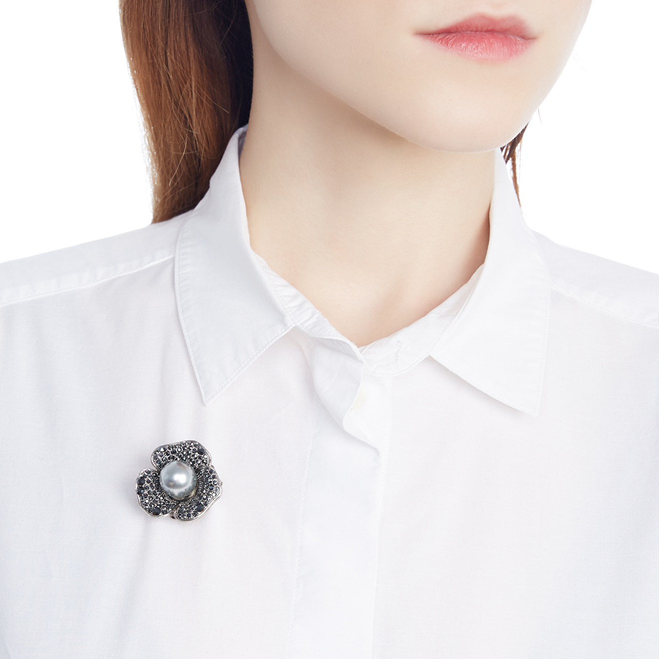 Small Camelia Brooch