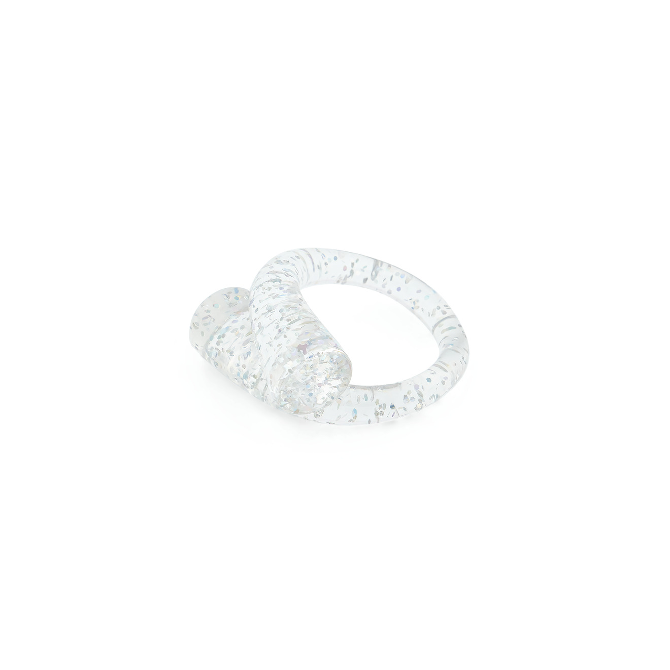 регулирующее кольцо для свободных колец невидимое прозрачное кольцо размера r невидимое прозрачное кольцо размера r регулирующее кольцо Aqua Кольцо прозрачное с блестками