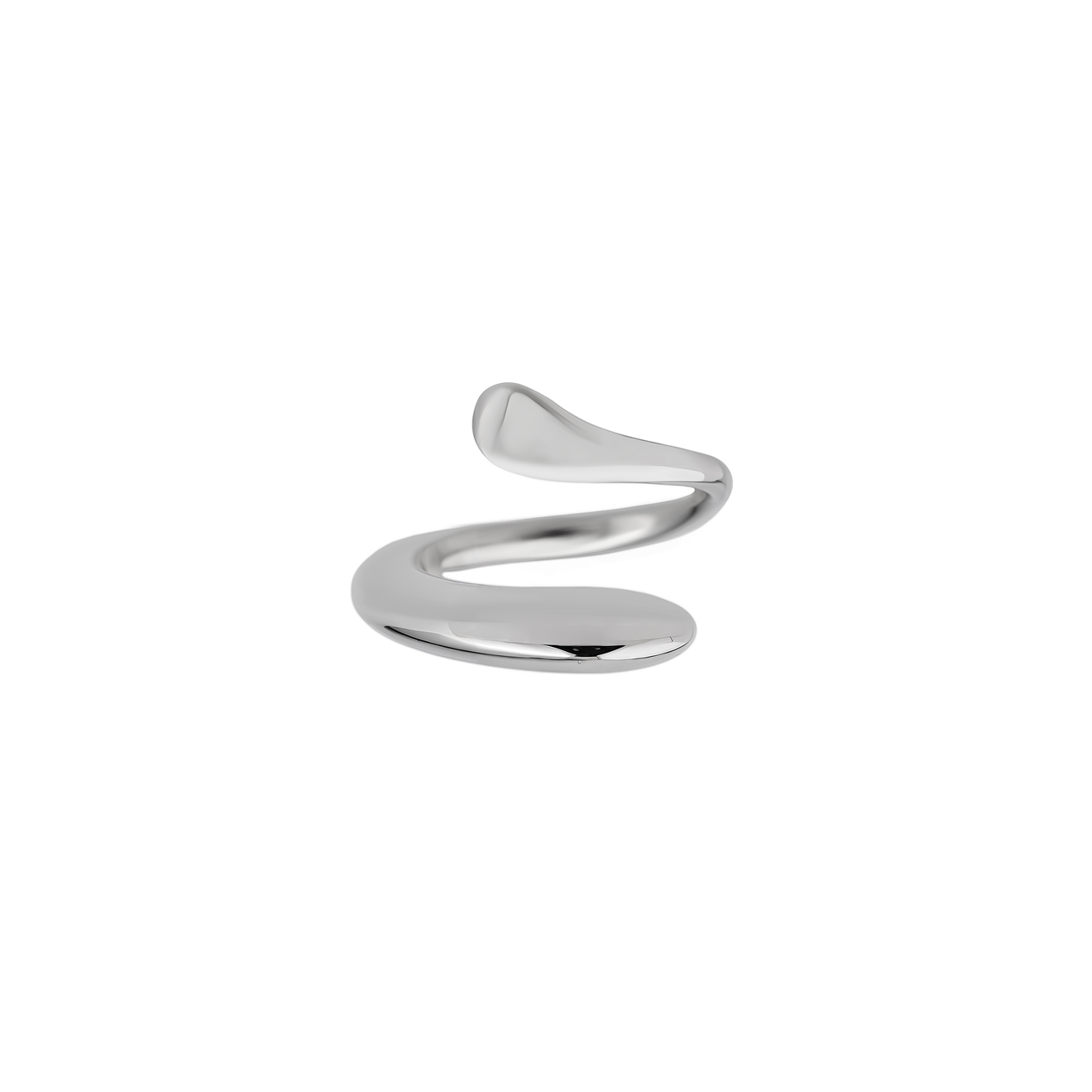 Kloto Кольцо Fluid из серебра кольцо для салфеток из серебра