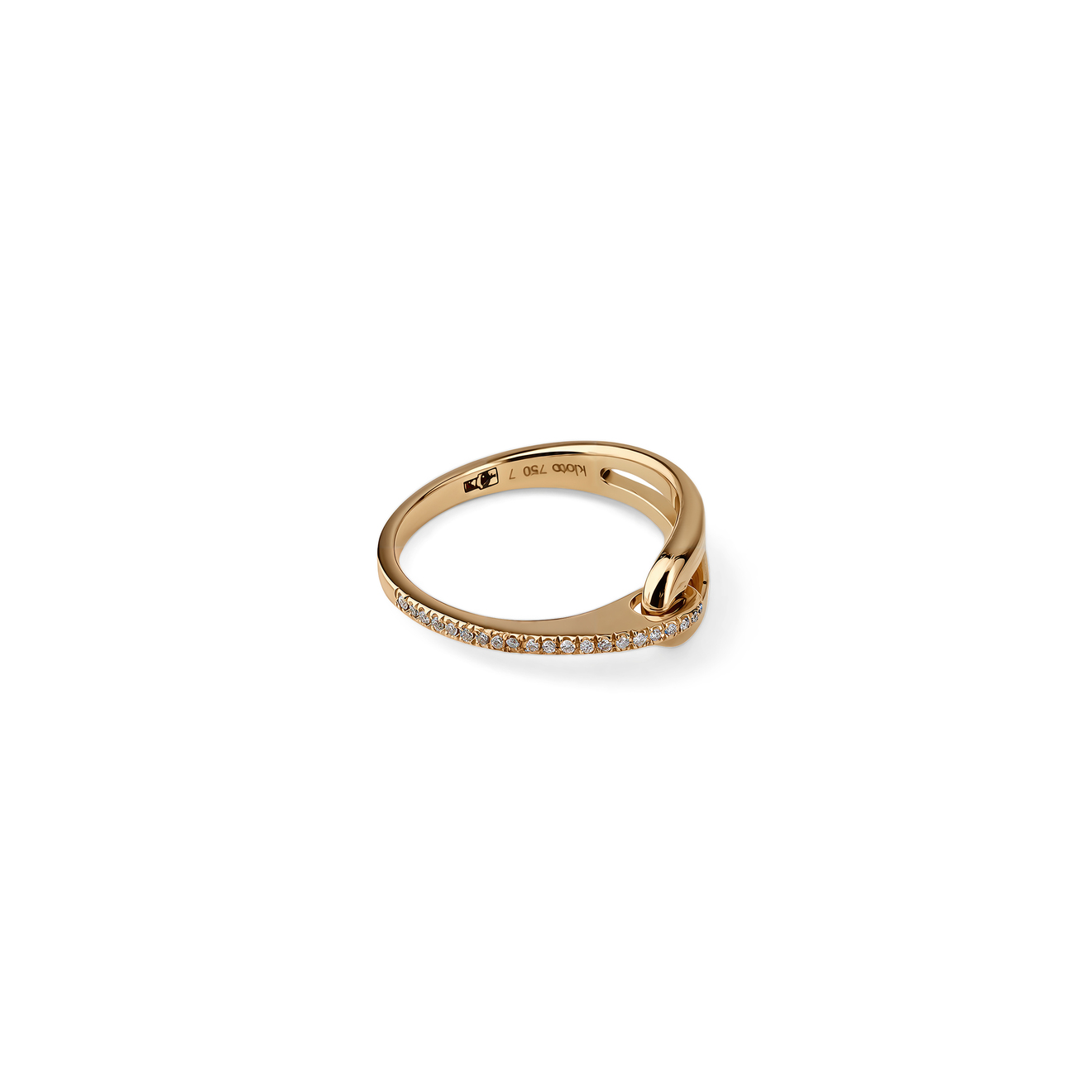 Kloto Кольцо Form из золота с бриллиантами kloto кольцо noon из золота