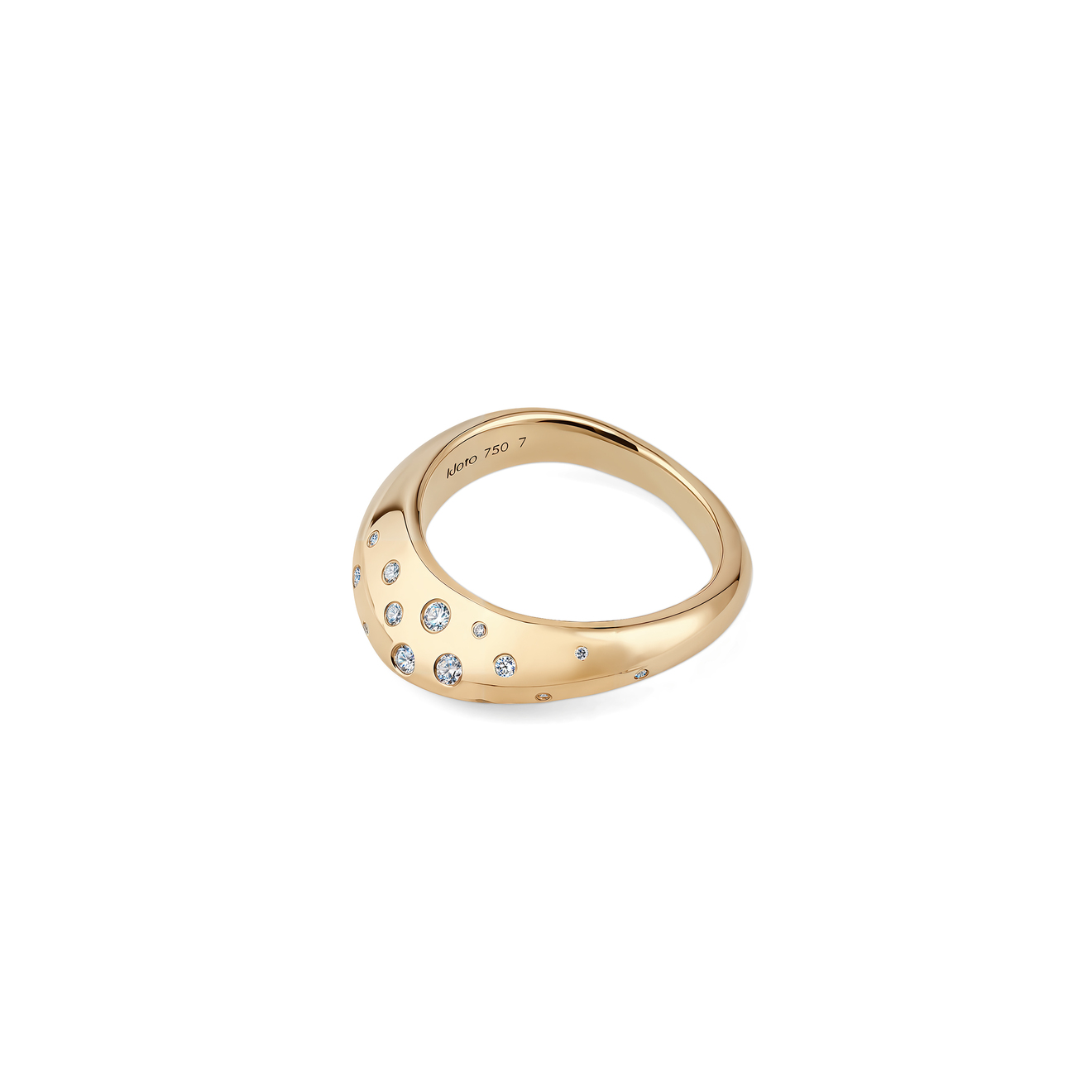 Kloto Кольцо Eve из золота с бриллиантами кольцо из золота с бриллиантами 1011341