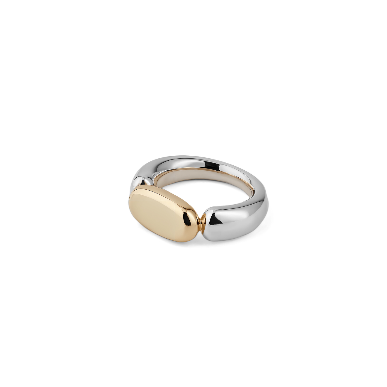 Kloto Позолоченное кольцо Stone из серебра eshvi позолоченное кольцо пальма из серебра со вставкой из перламутра