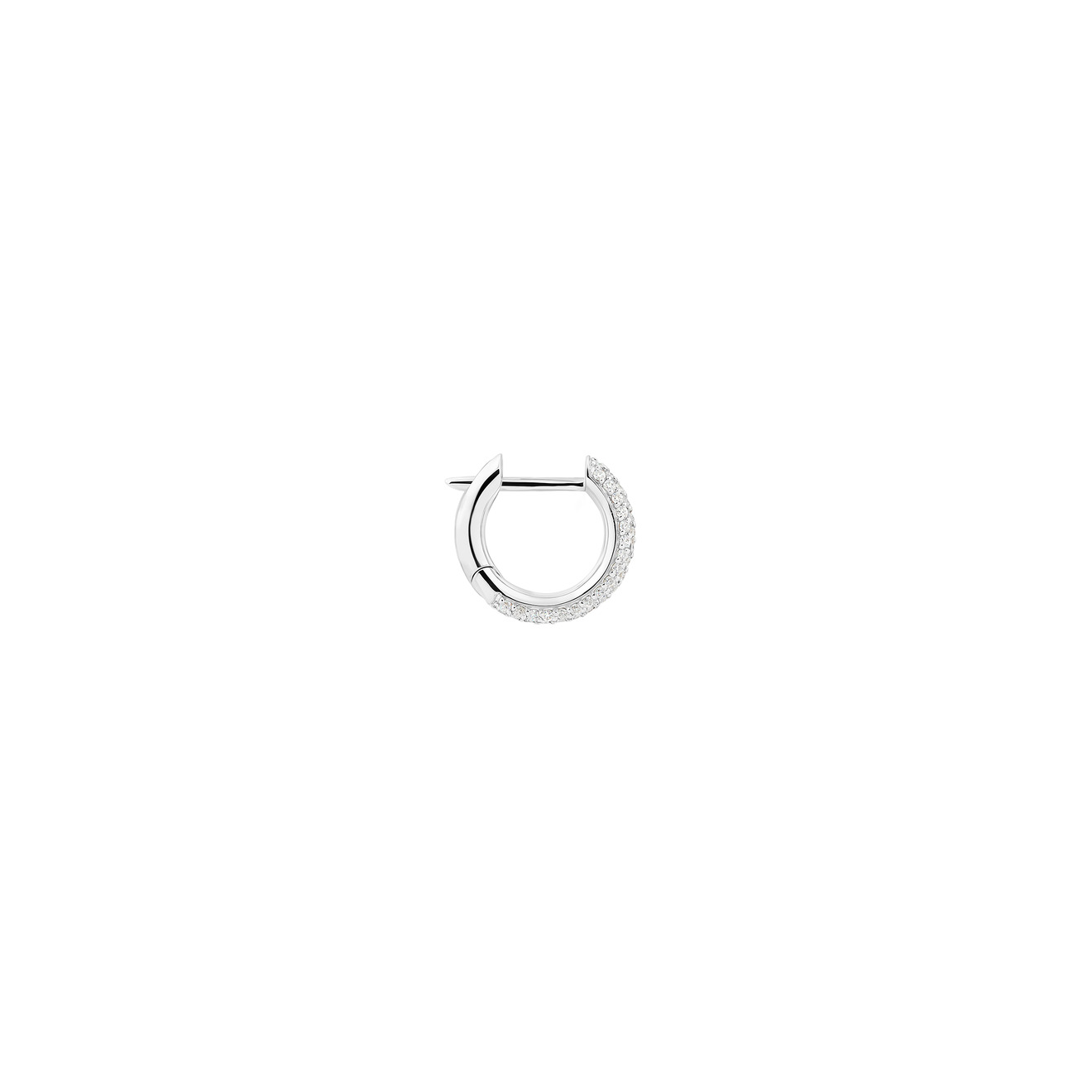 kova кольцо curve ring 05 из белого и желтого золота KOVA Моносерьга из белого золота с бриллиантами