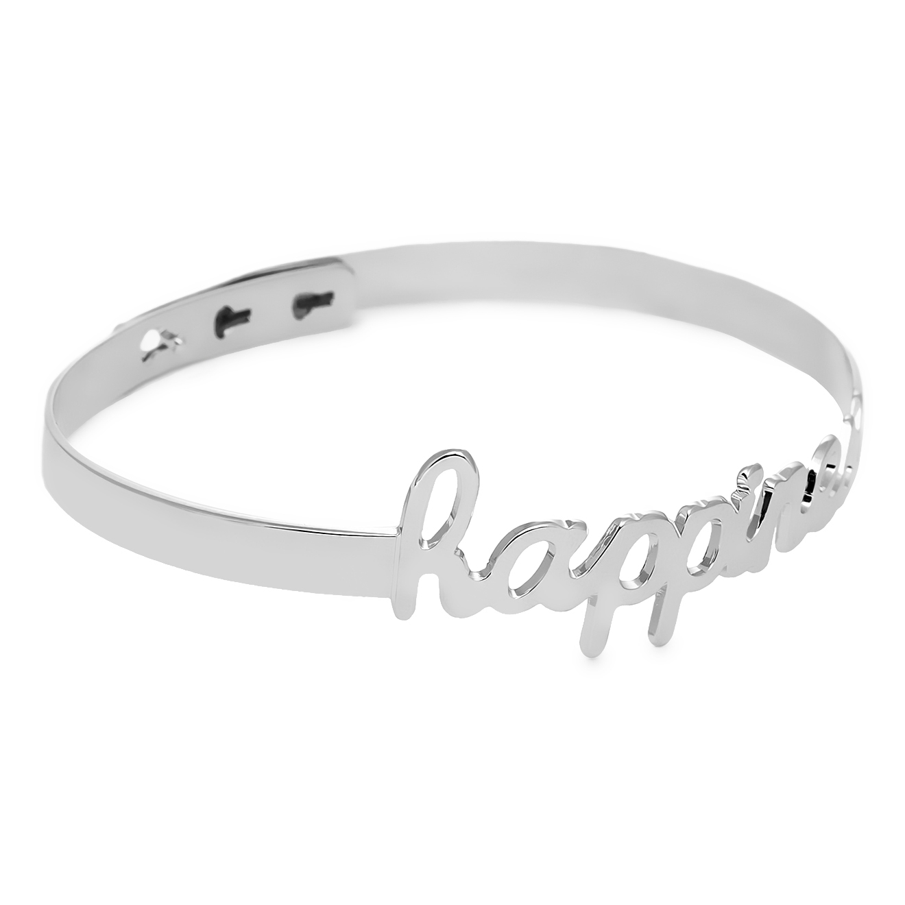 Посеребренный браслет Happiness