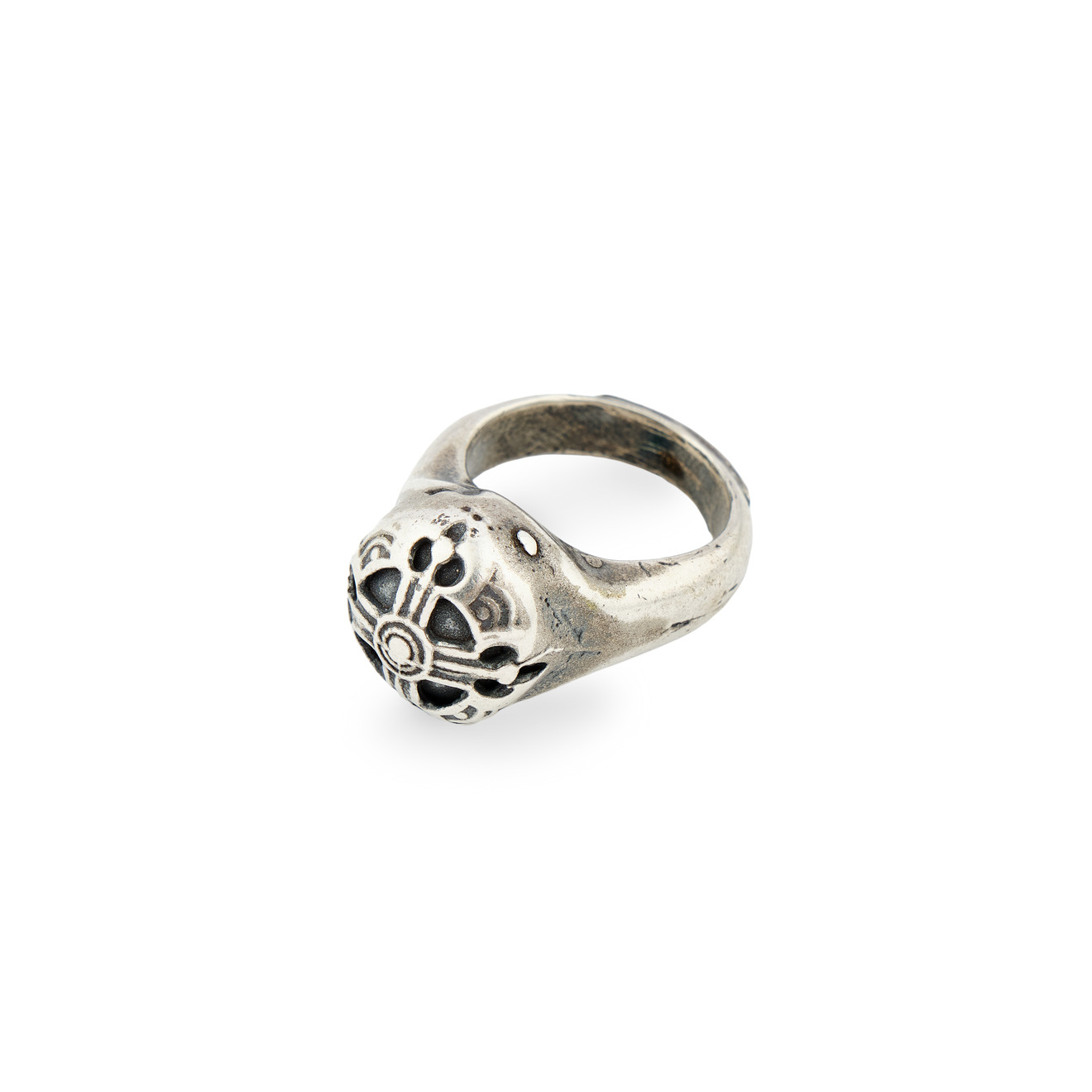 кольцо из серебра тату serebromag GOTI Кольцо из оксидированного серебра