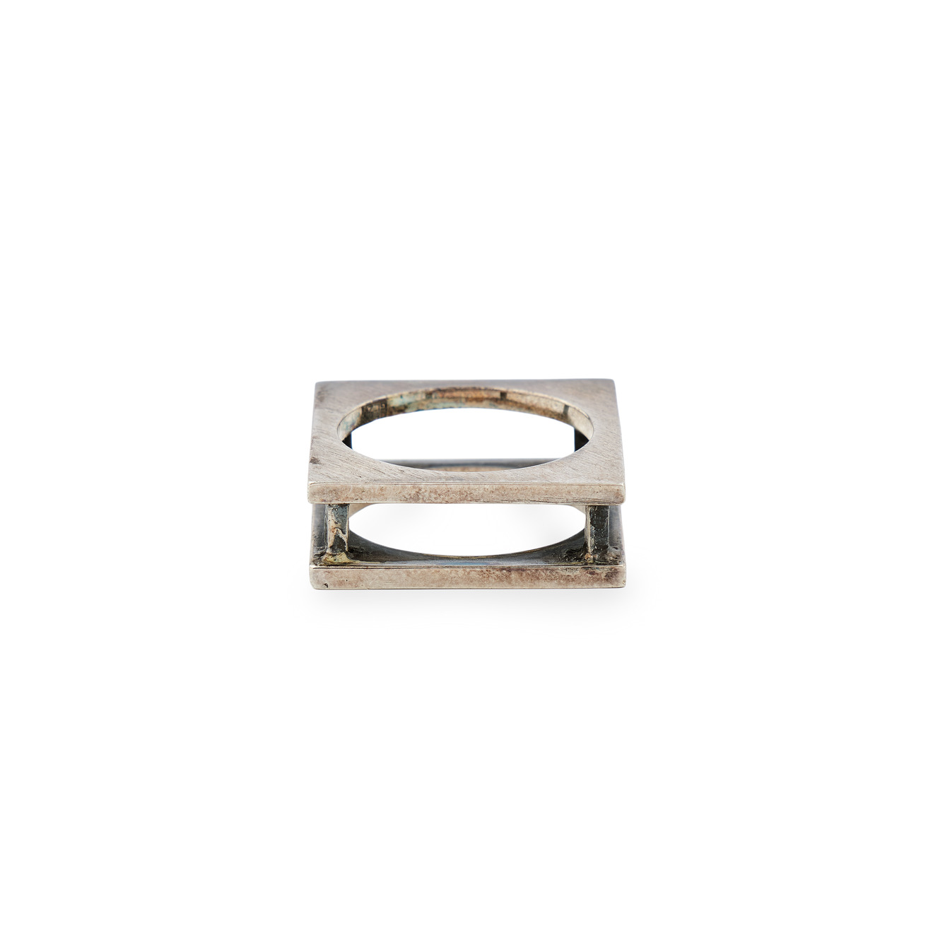 Chernoglazova Jewellery Кольцо «Квадрат» из серебра набор стопок гладкая с рисунком квадрат из серебра