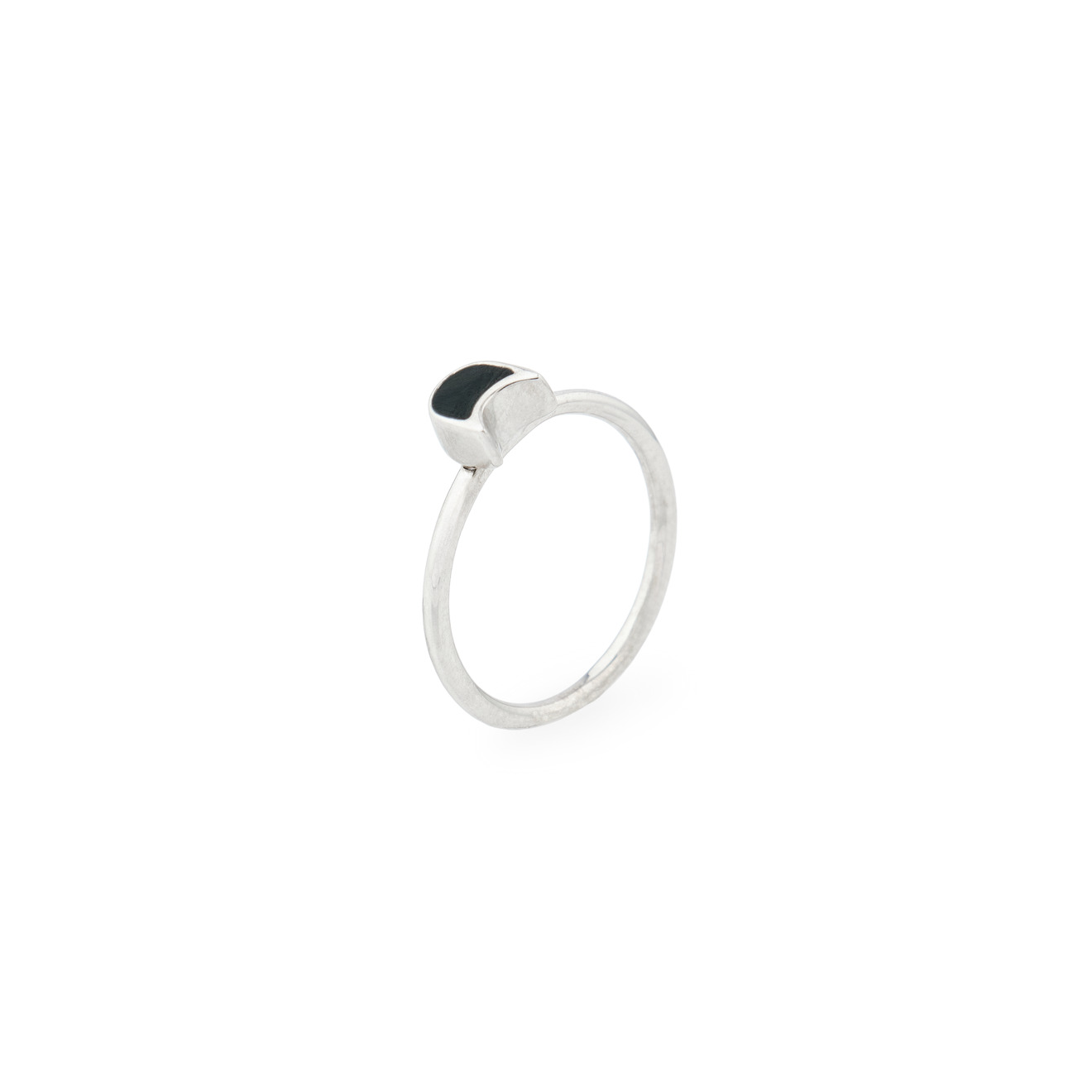 УРА jewelry Кольцо-котенок из серебра с черной эмалью ура jewelry кольцо из серебра сердцем с голубой эмалью