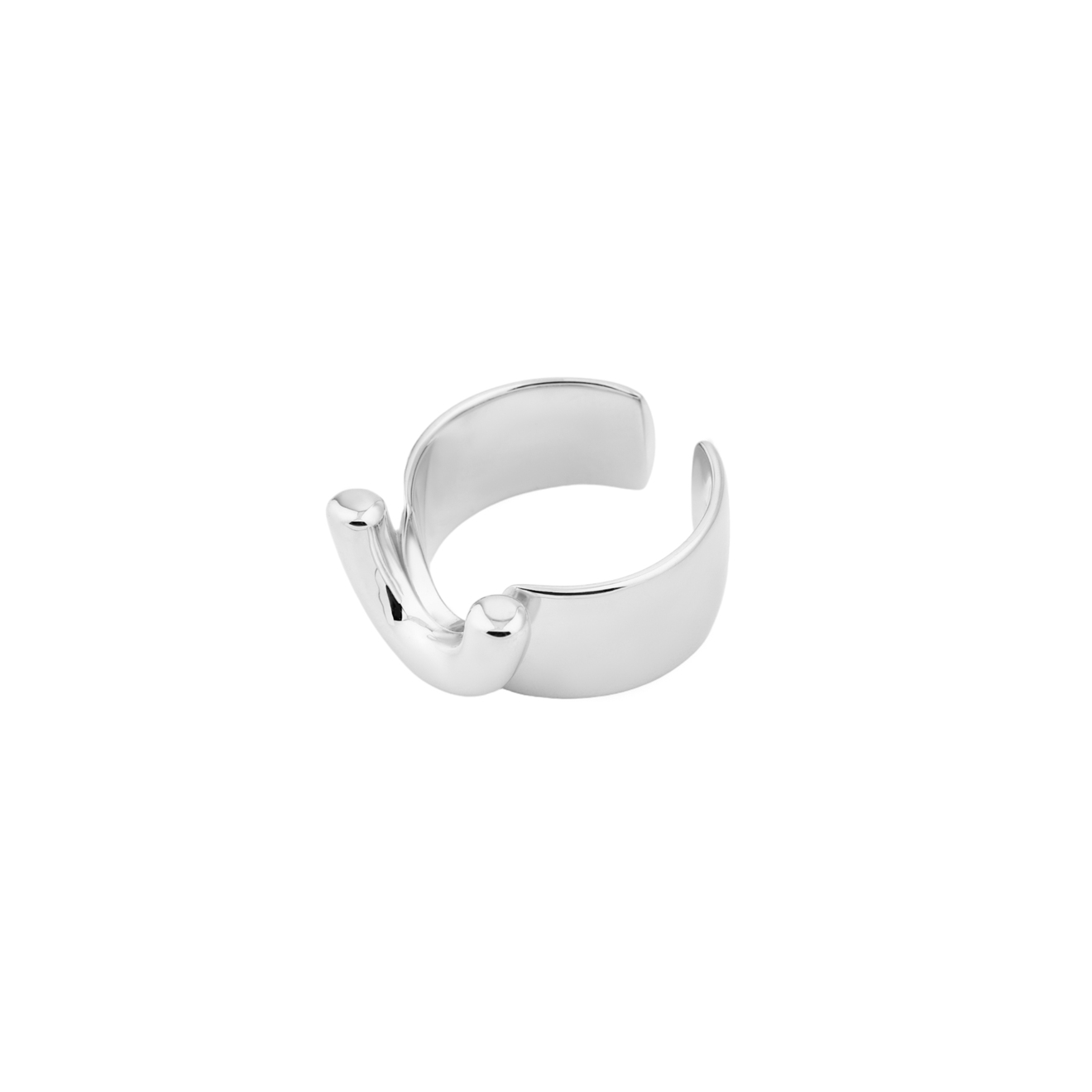 Philippe Audibert Кольцо Thea с серебряным покрытием 139dec кольцо стрела с серебряным покрытием